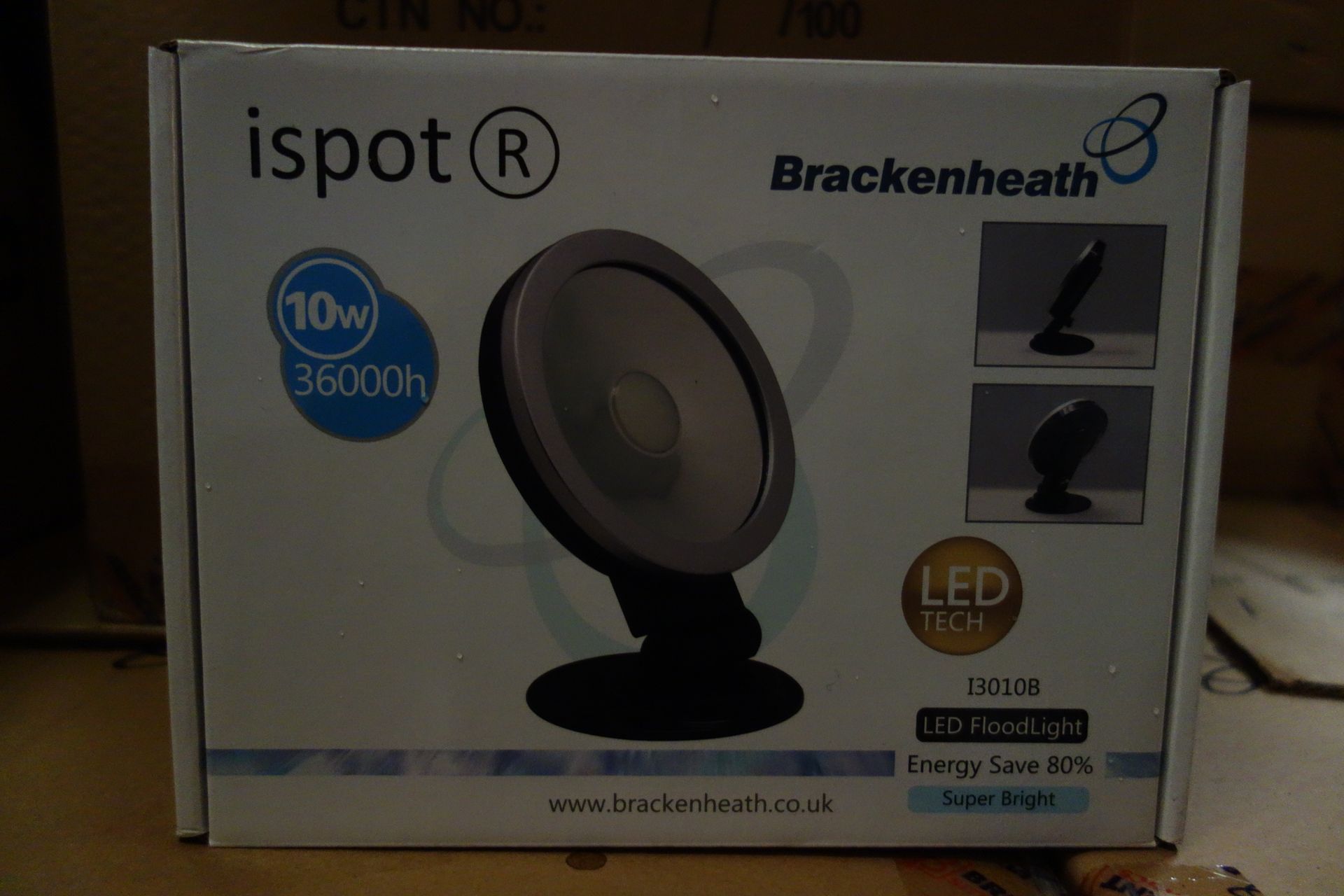 10 X Brakenheath Ispot 13010B 10W LED Flood Light