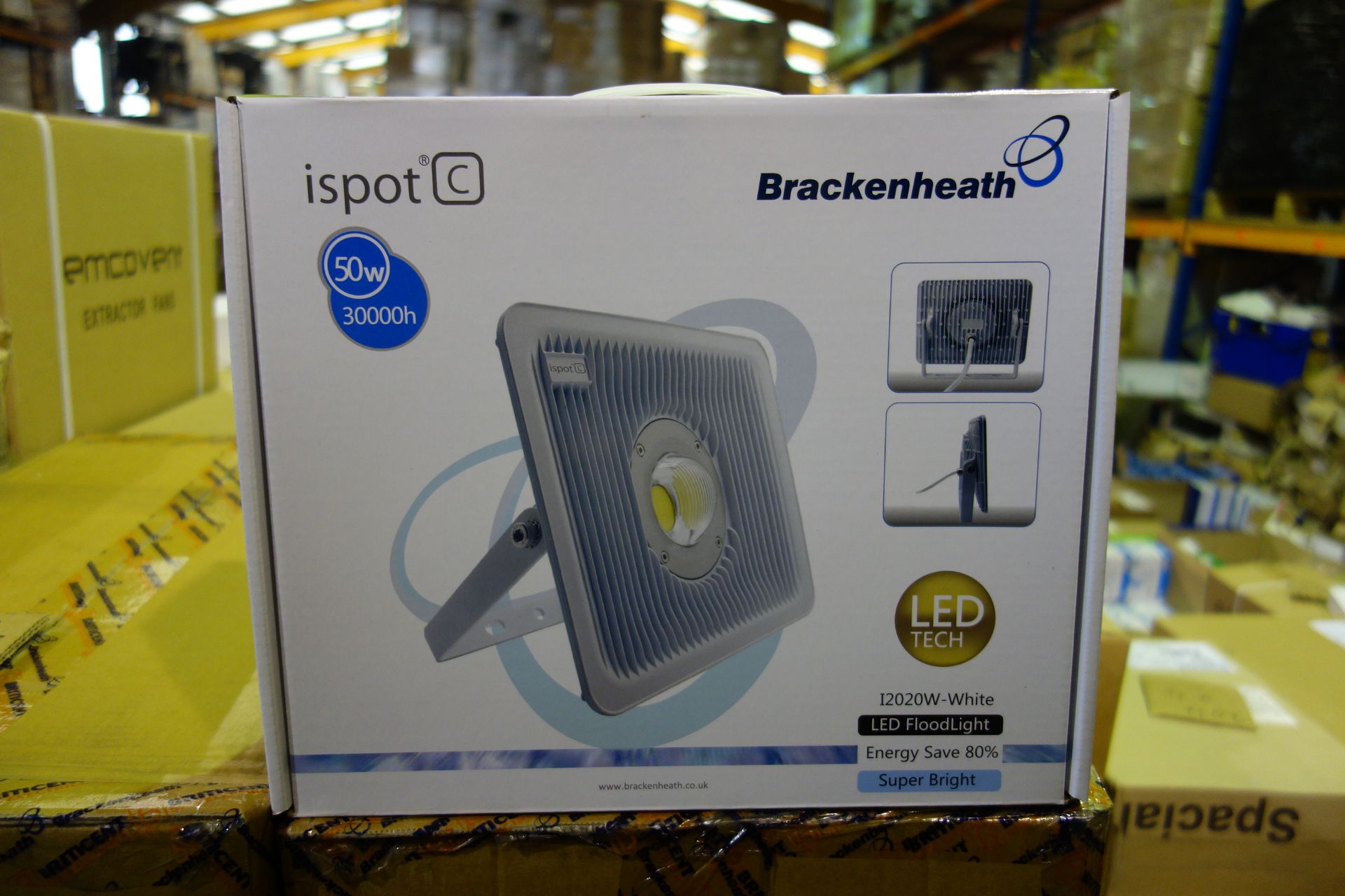 4 X Brakenheath Ispot 12020w 50w White LED Flood Light