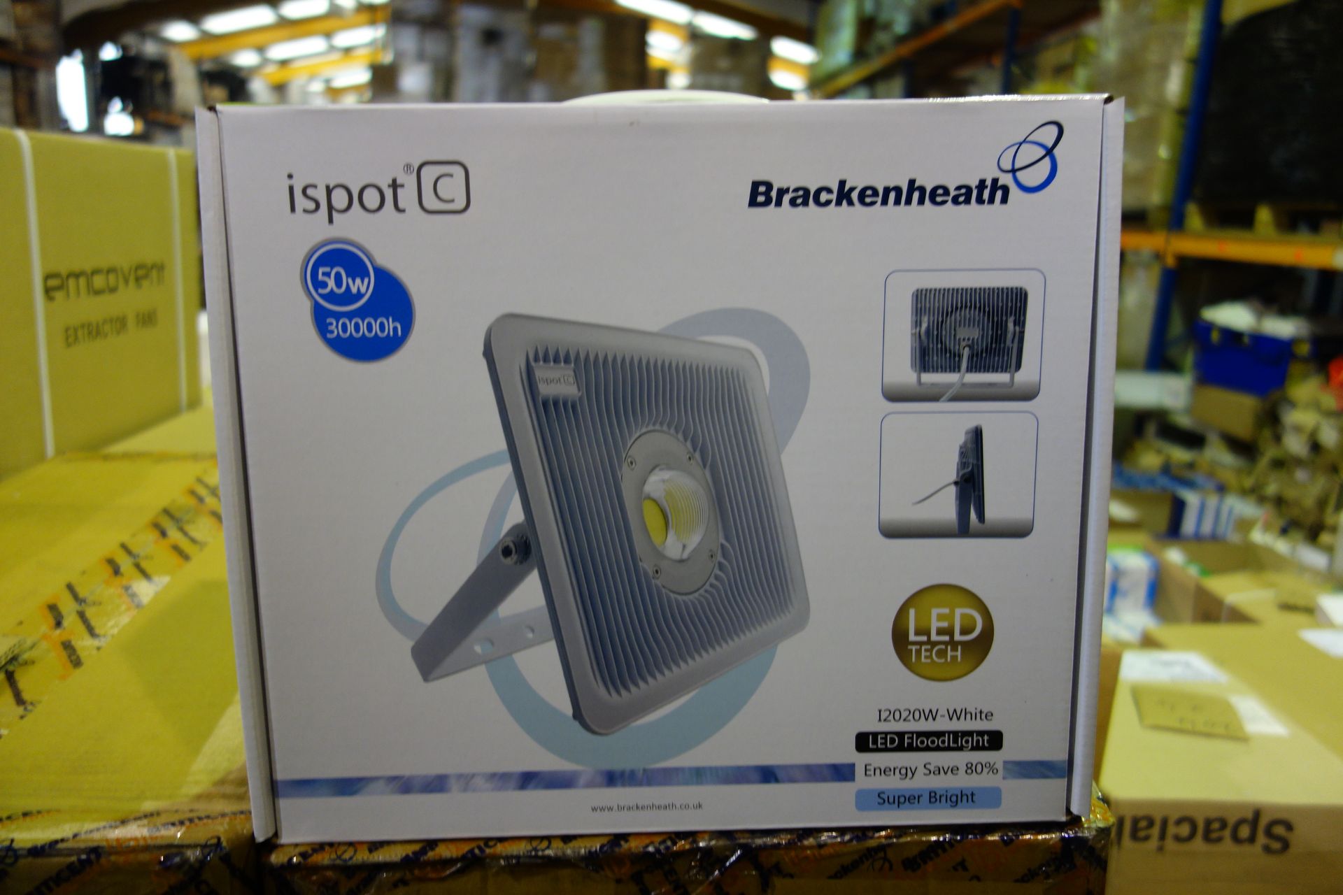 4 X Brakenheath Ispot 12020w 50w White LED Flood Light