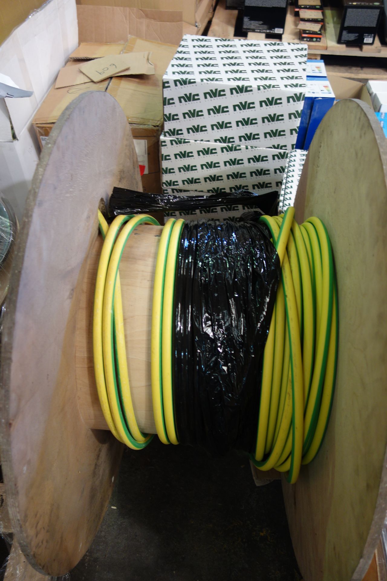 1 X Drum Of 120MM Green + Yellow Cable 2500579337R Aprox 35MTRS