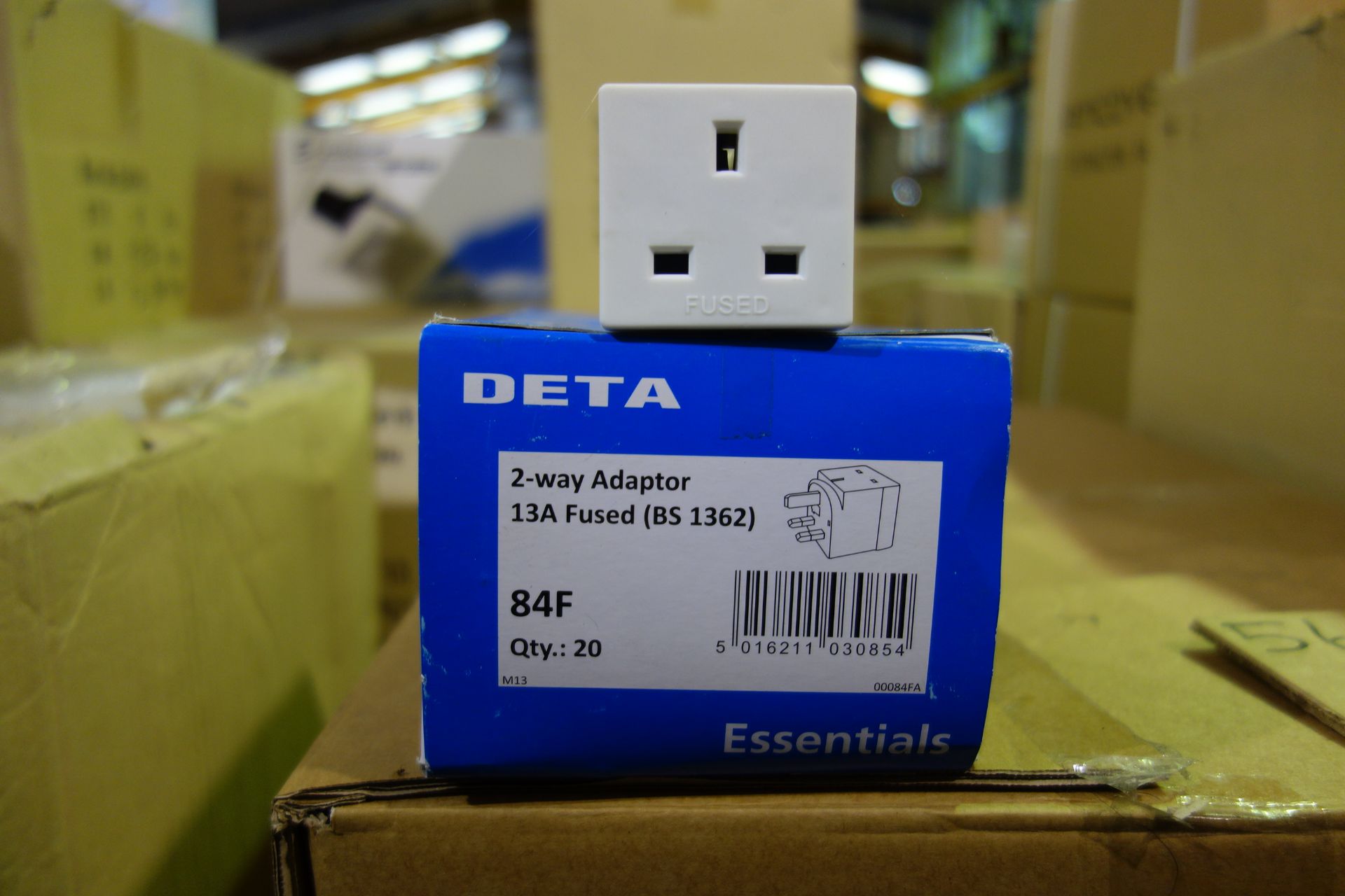 300 X Deta 84F 13A 2W Fused Adaptor