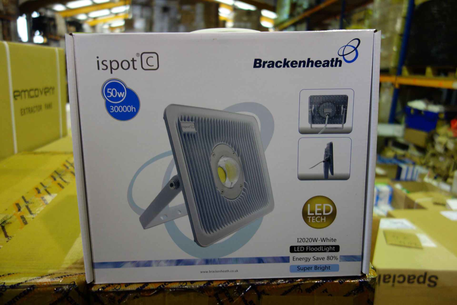 4 X Brakenheath Ispot 12020w 50w White LED Flood Light