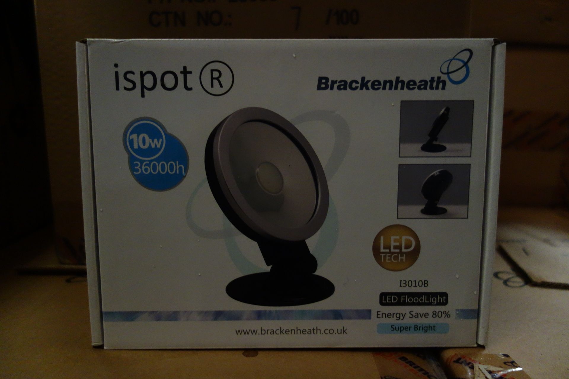 10 X Brakenheath Ispot 13010B 10W LED Flood Light