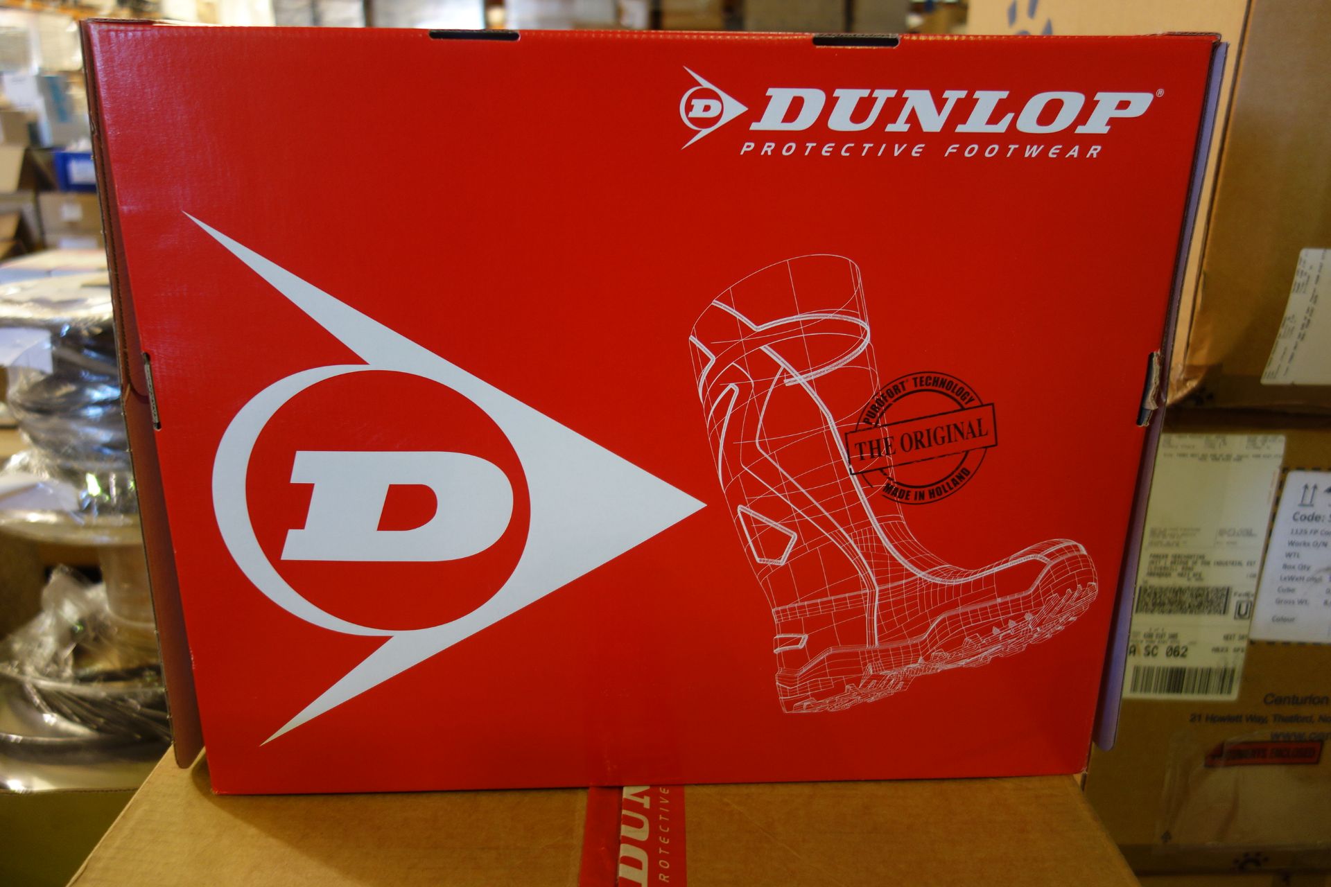 2 X Pairs Of Dunlop Purofort - C662933 Thermo Full Safty Boot UK Size 11 Dark Green Black