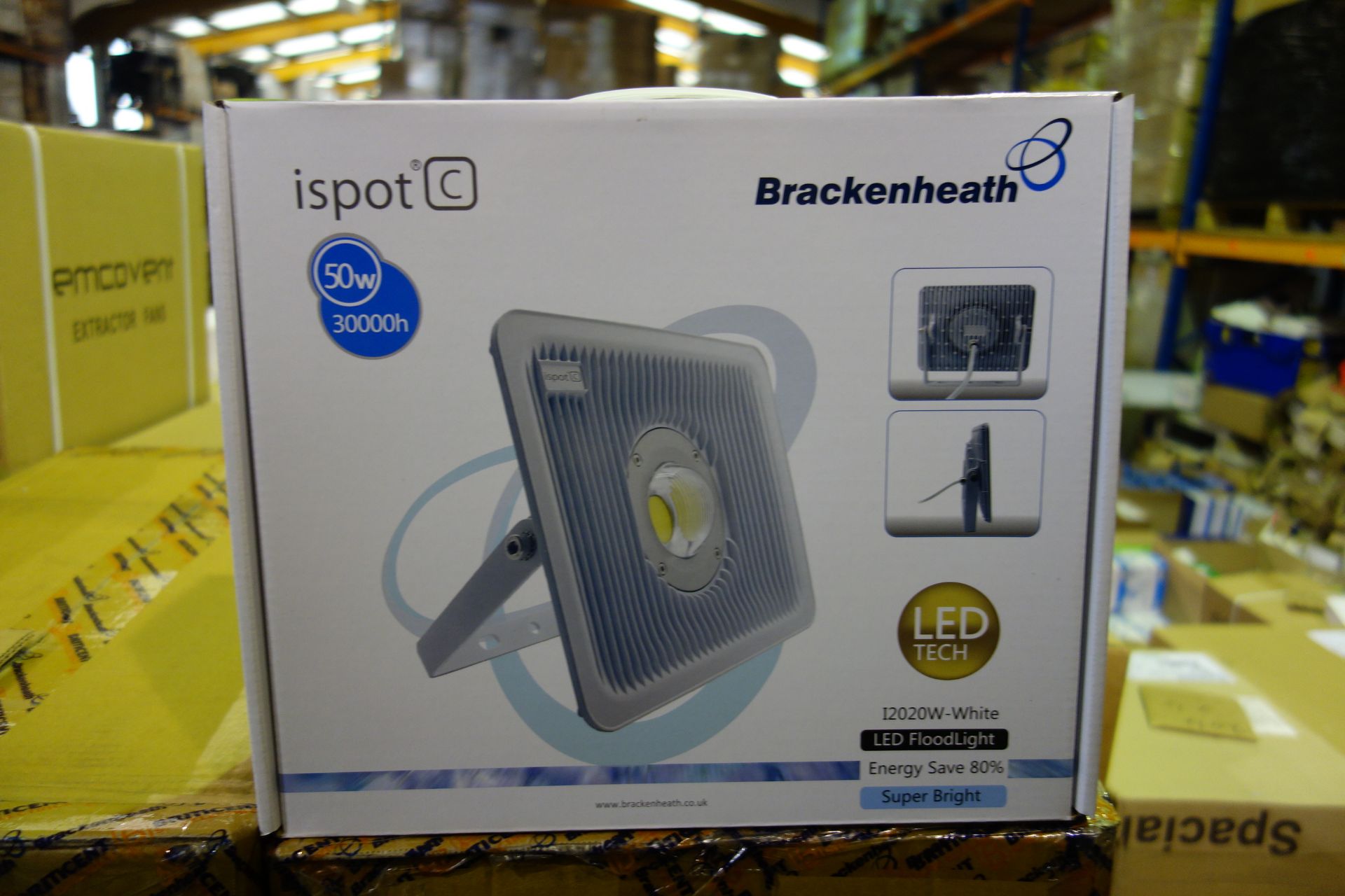 4 X Brakenheath Ispot 12020w 50w White LED Flood Light
