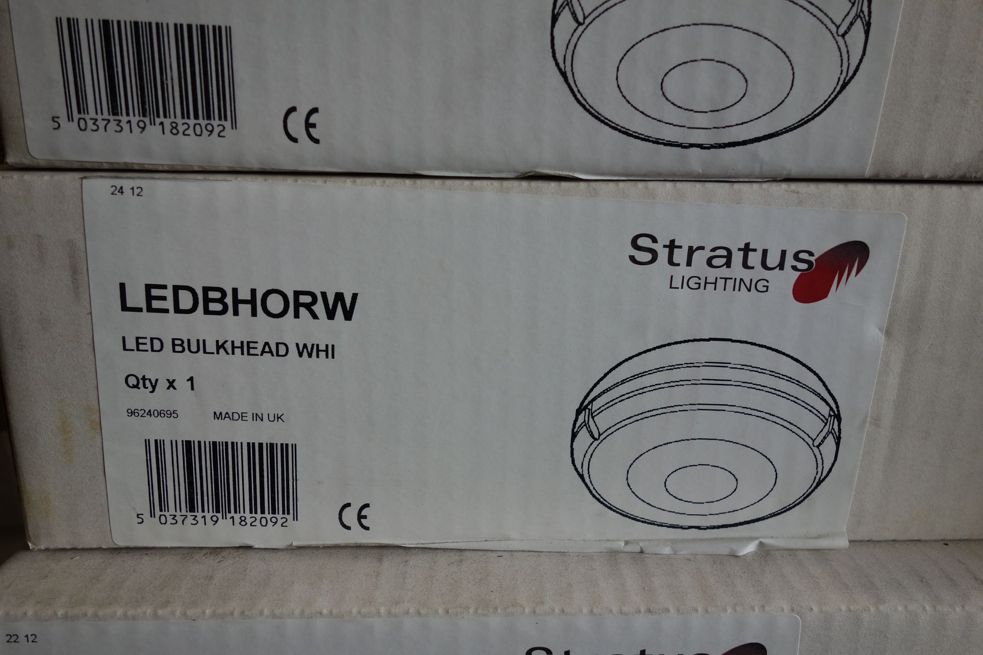 8 X Stratus LEDBHORW LED Bulkhead WHI