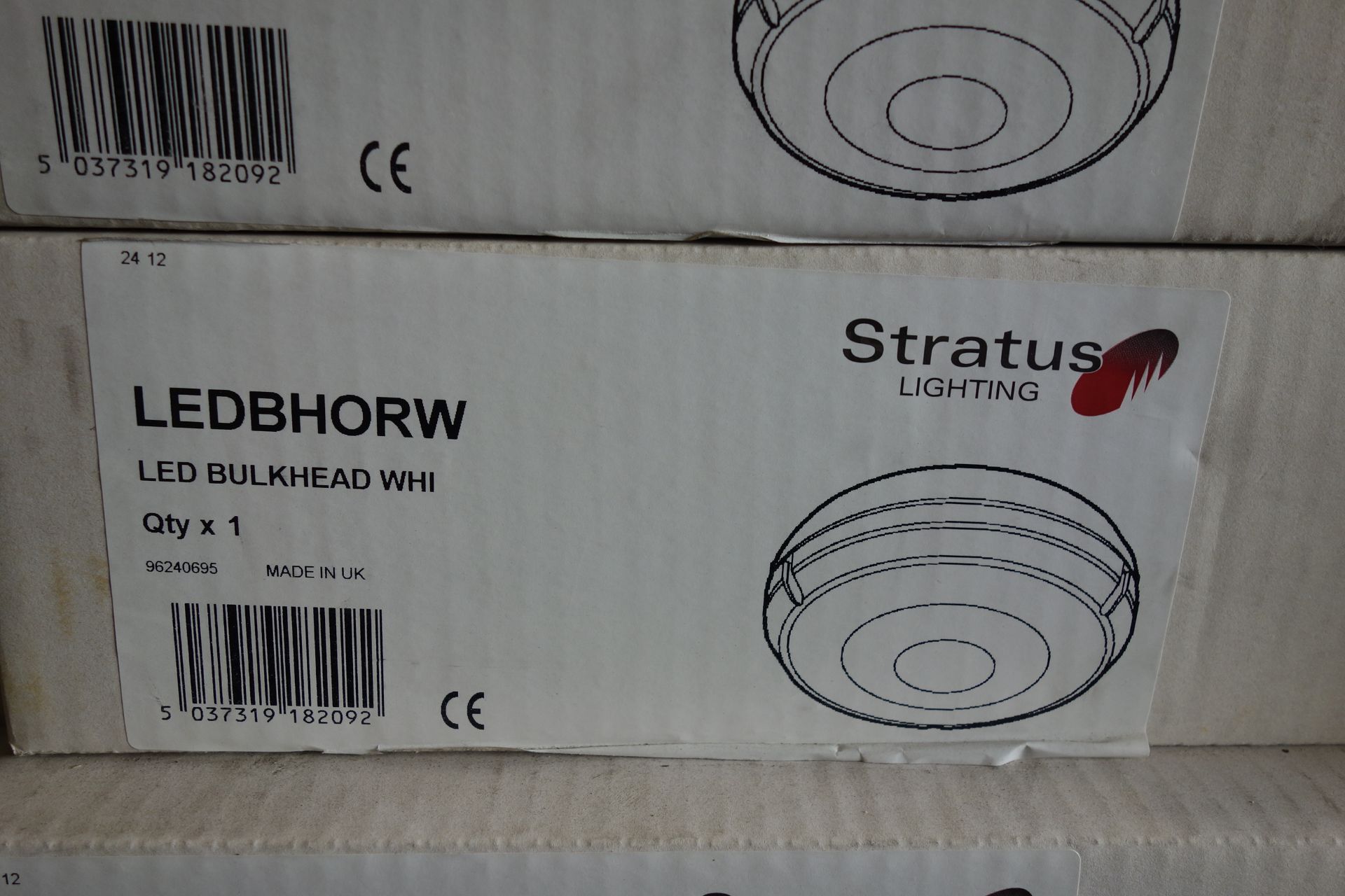 8 X Stratus LEDBHORW LED Bulkhead WHI