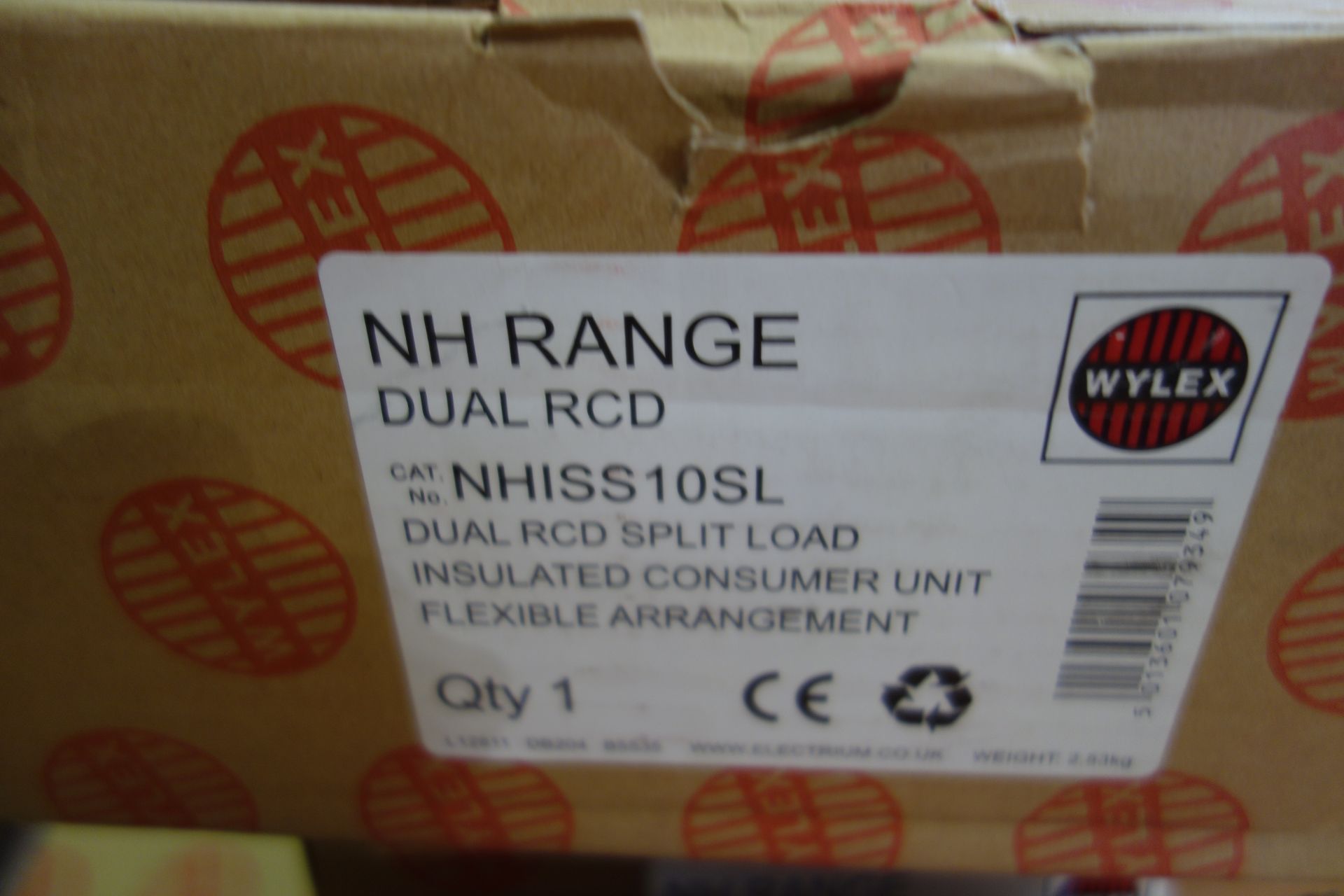11 X Wylex NHISS 10SL NH Range Dual/RCD Split Load Insulated Consumer Unit Flexible Arravgement