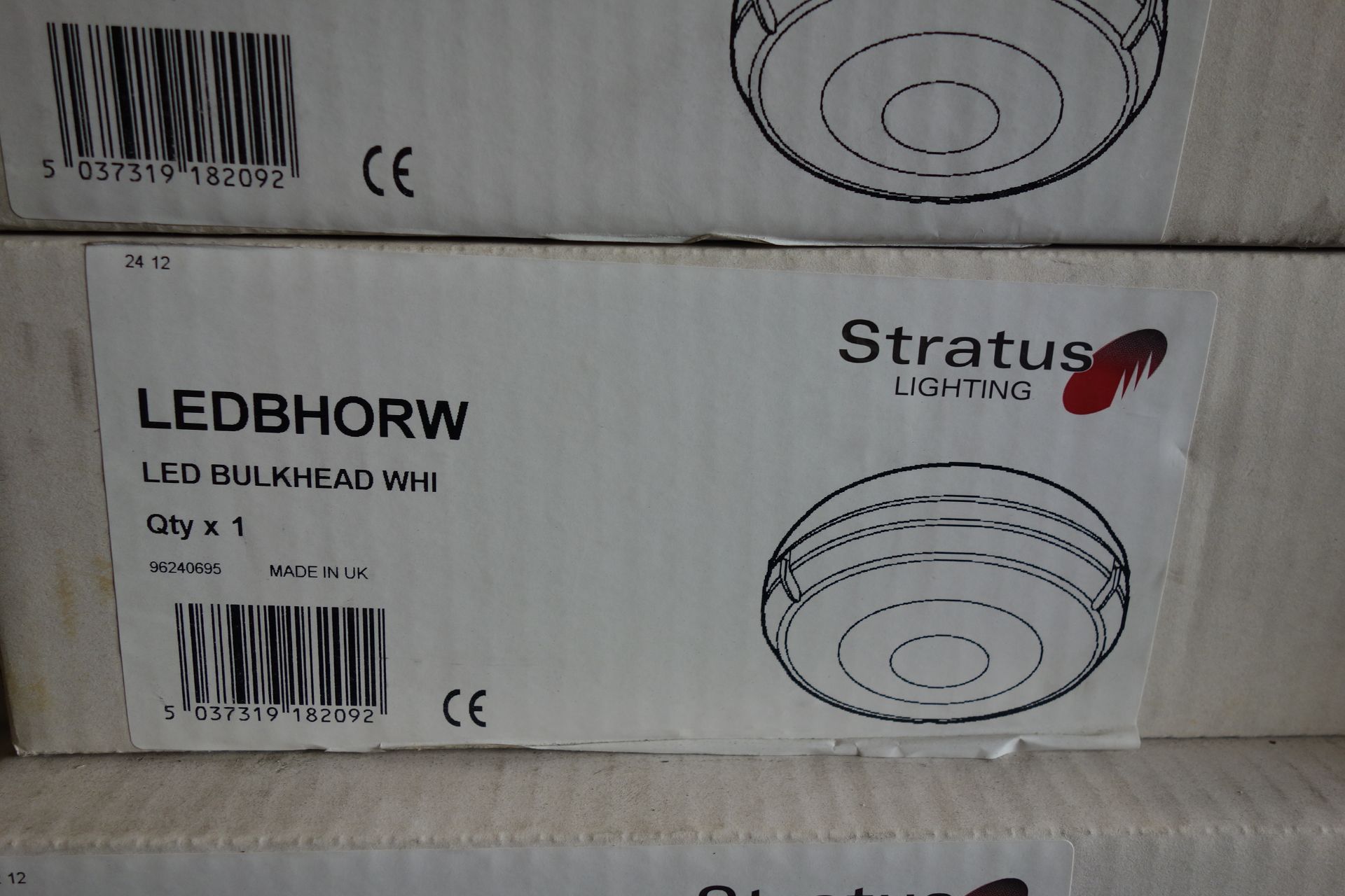 8 X Stratus LEDBHORW LED Bulkhead WHI