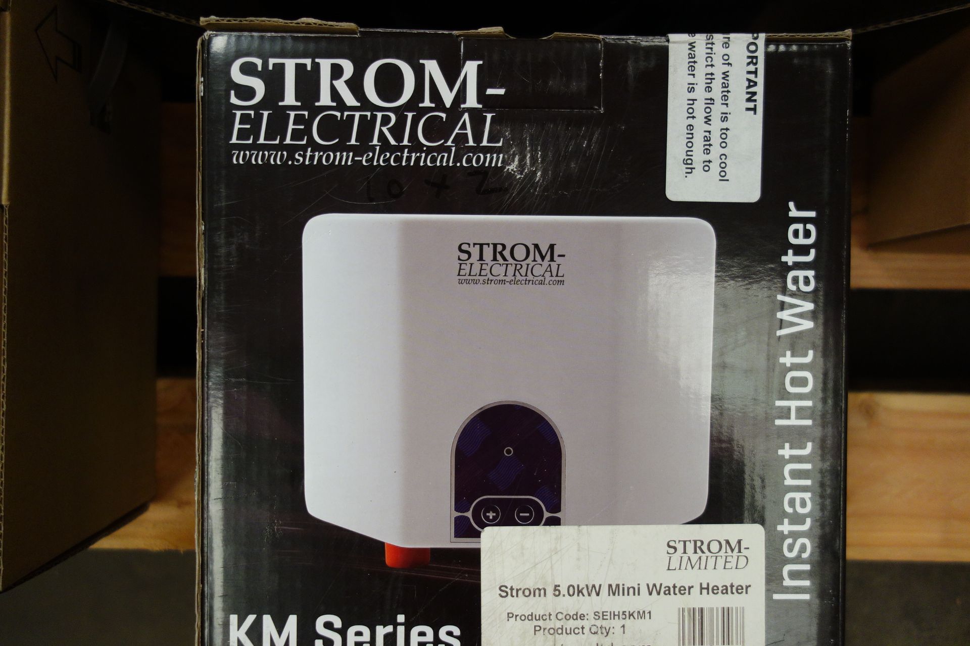 2 X Strom Electrical SEIH5KMI 5.0KW Mini Water Heater KM Series
