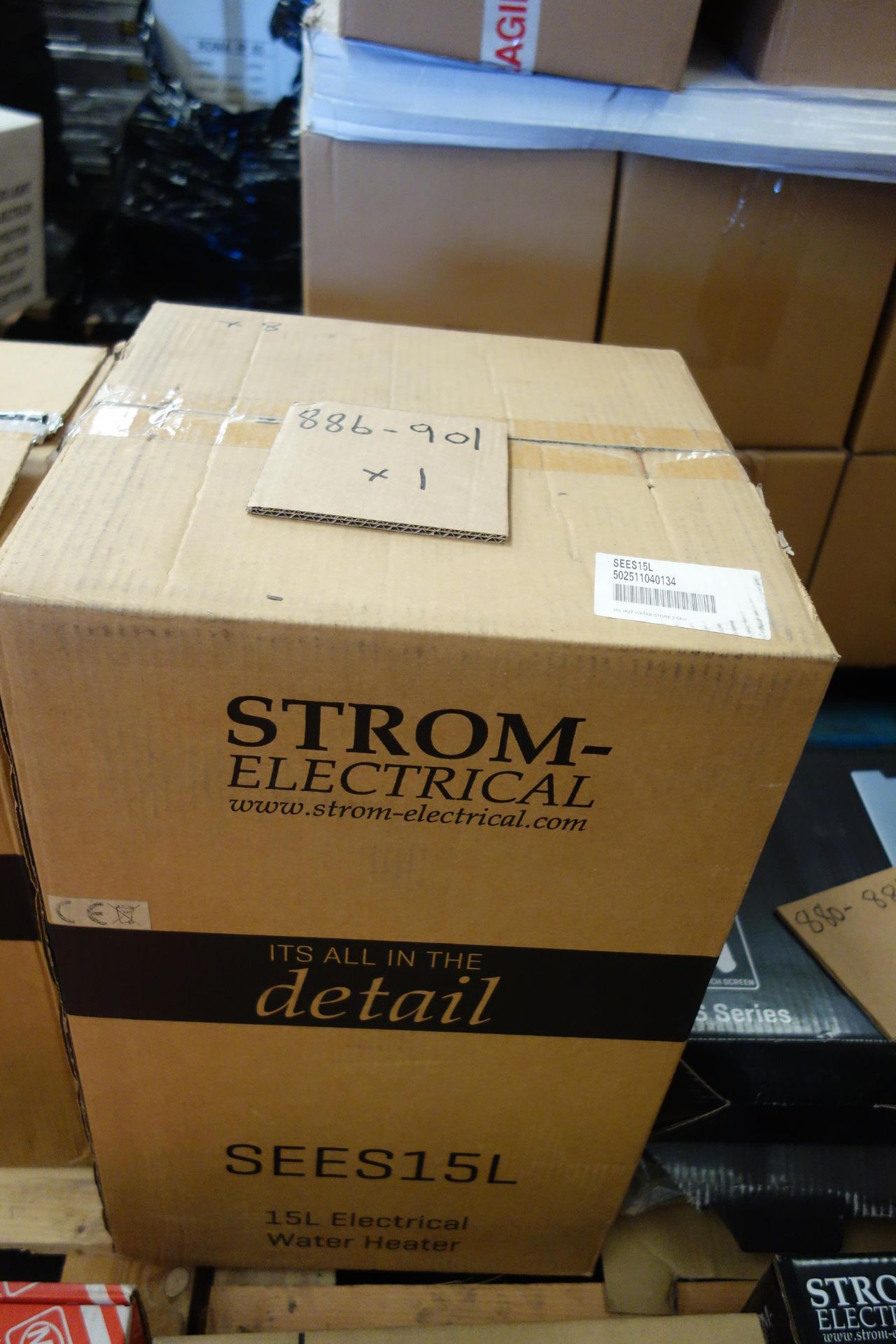 1 X Strom Electrical SEES15L 15L Electrical Water Heater