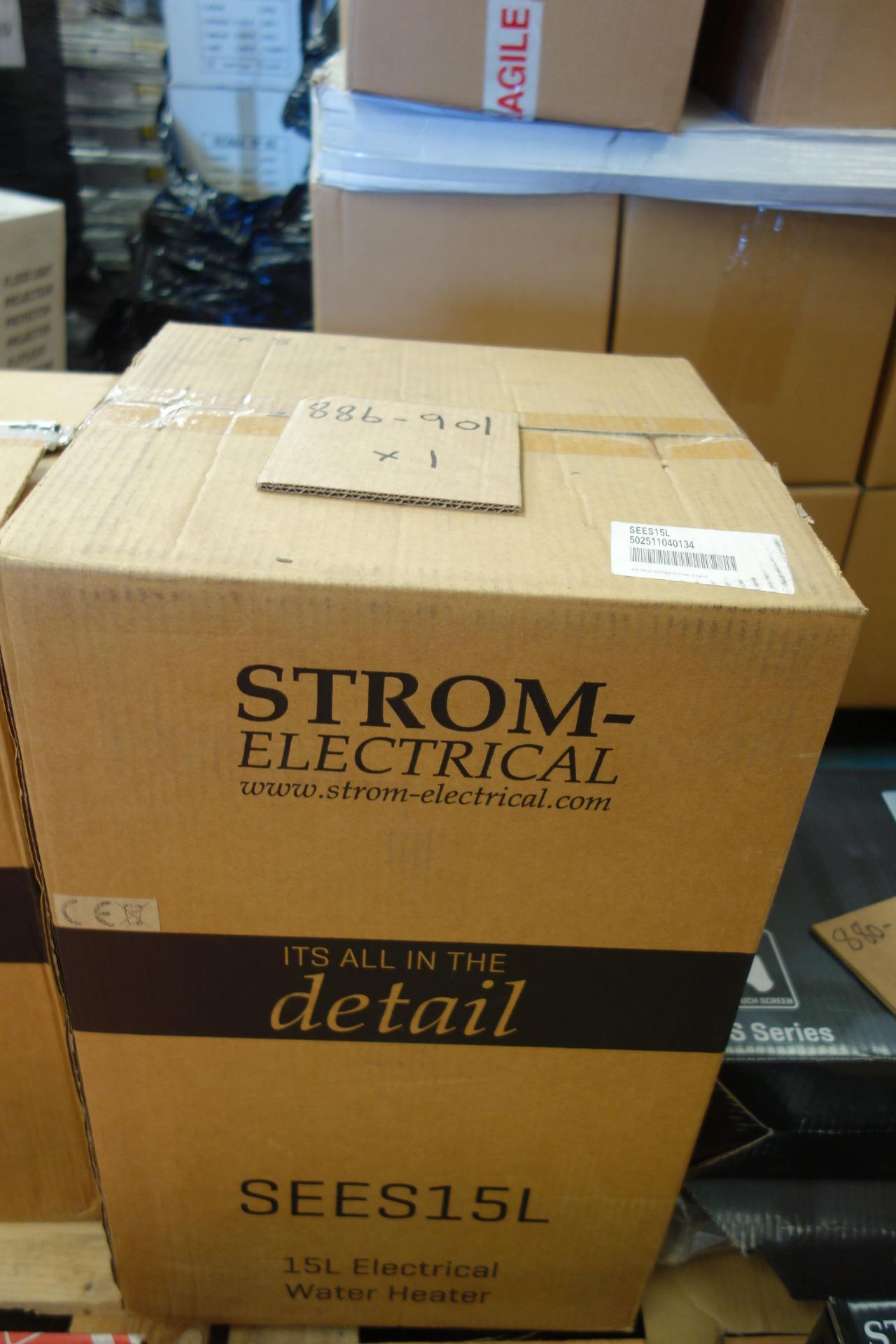 1 X Strom Electrical SEES15L 15L Electrical Water Heater