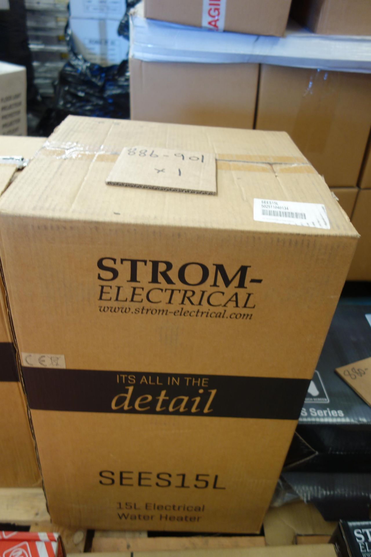 1 X Strom Electrical SEES15L 15L Electrical Water Heater