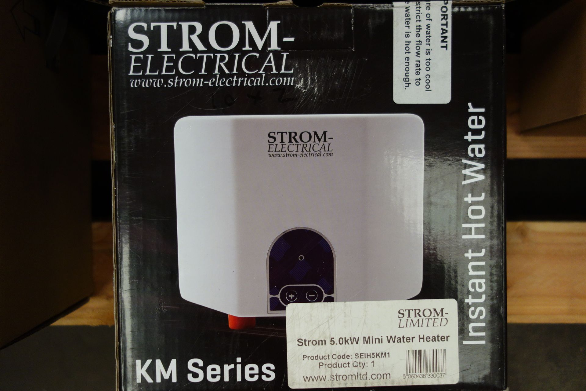 2 X Strom Electrical SEIH5KMI 5.0KW Mini Water Heater KM Series