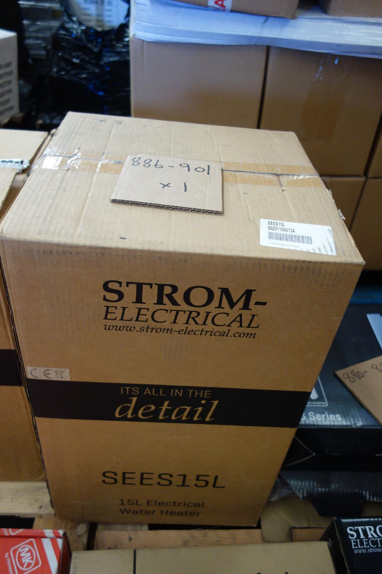 1 X Strom Electrical SEES15L 15L Electrical Water Heater