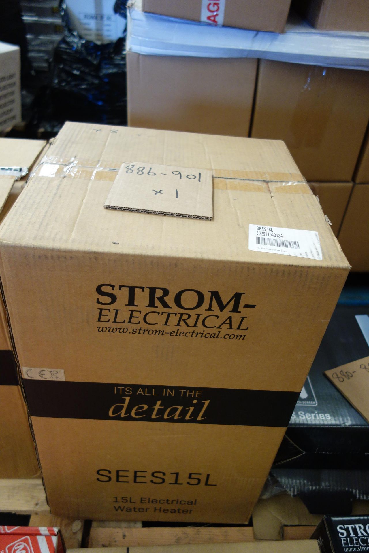 1 X Strom Electrical SEES15L 15L Electrical Water Heater