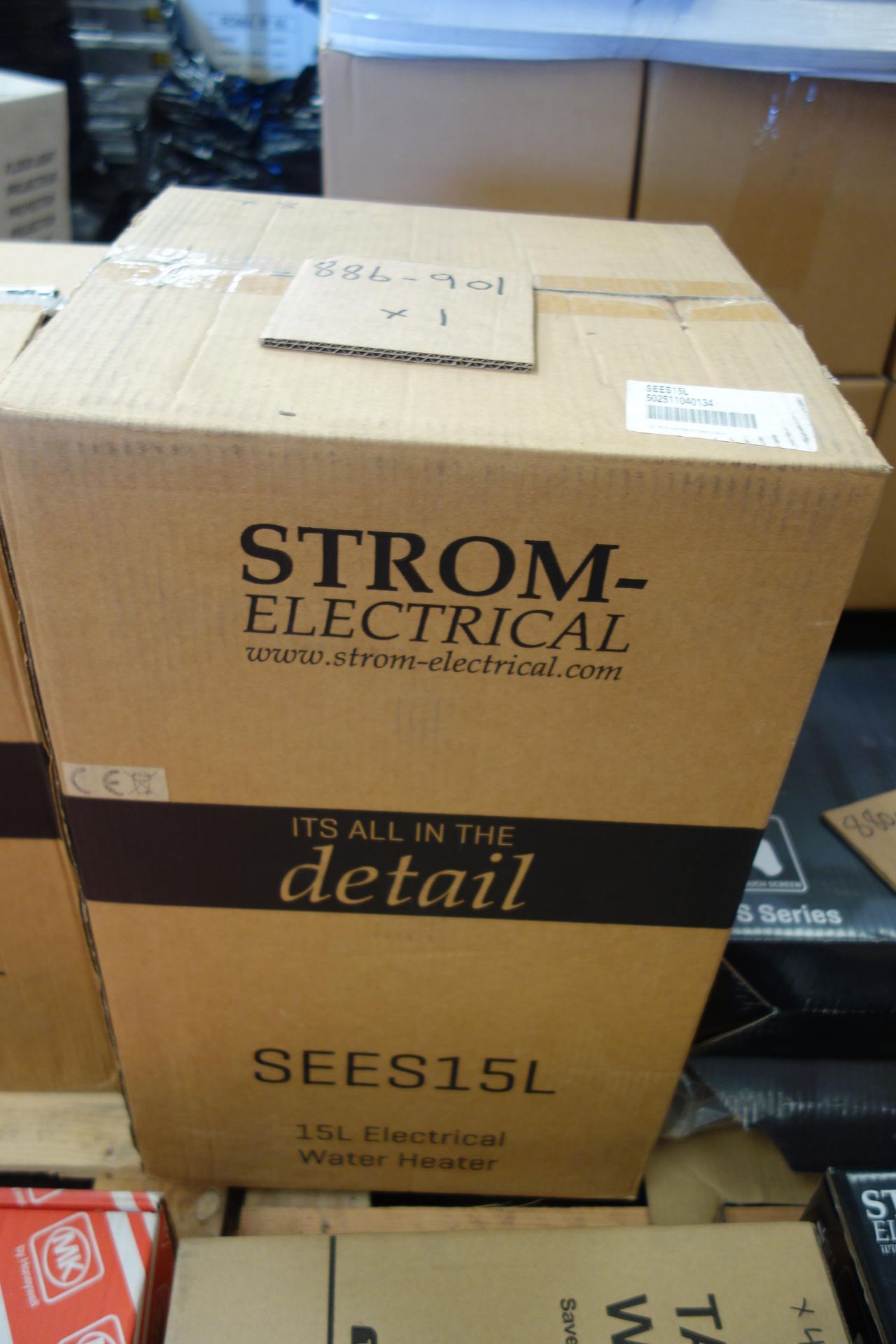 1 X Strom Electrical SEES15L 15L Electrical Water Heater