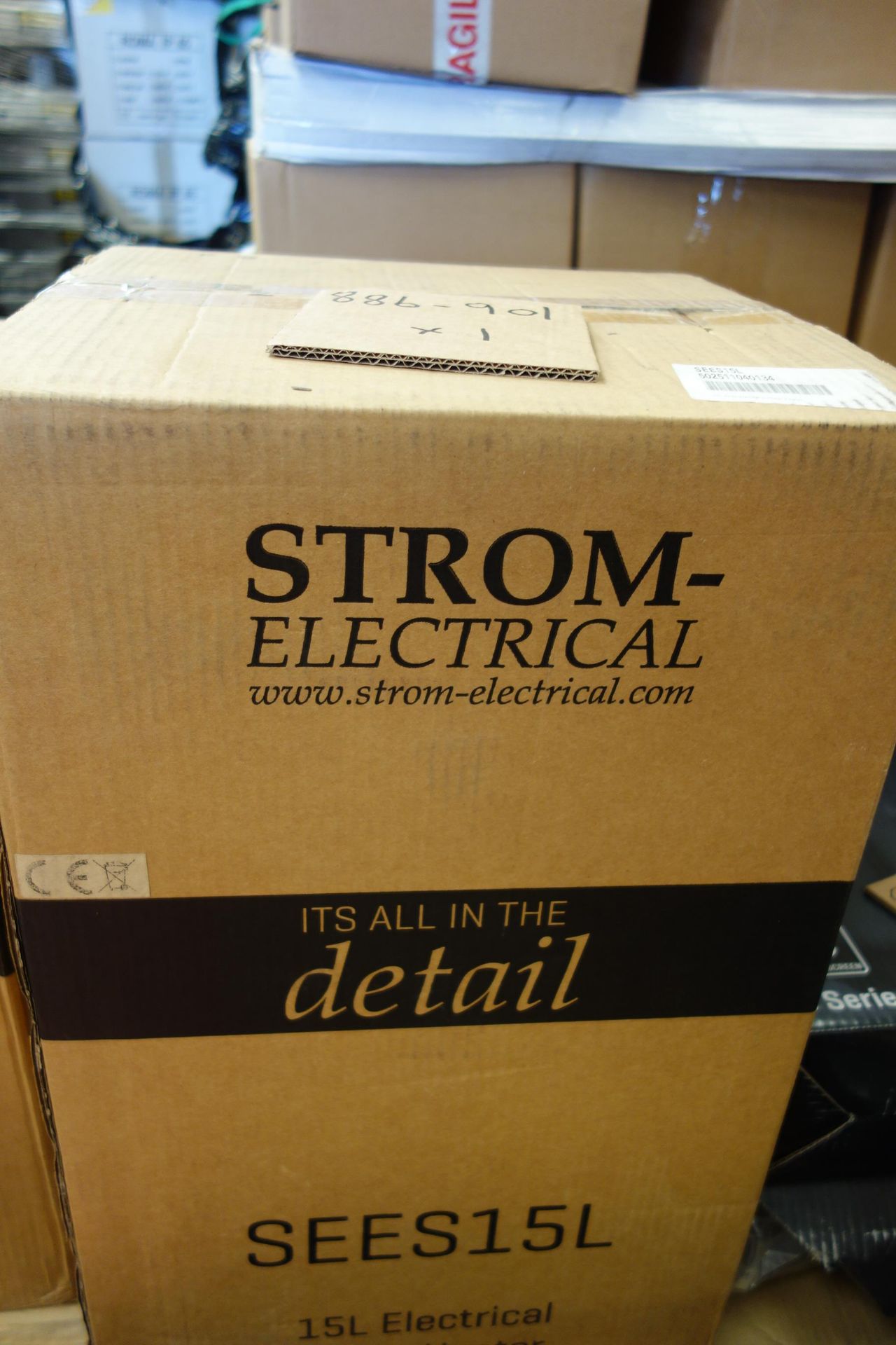 1 X Strom Electrical SEES15L 15L Electrical Water Heater