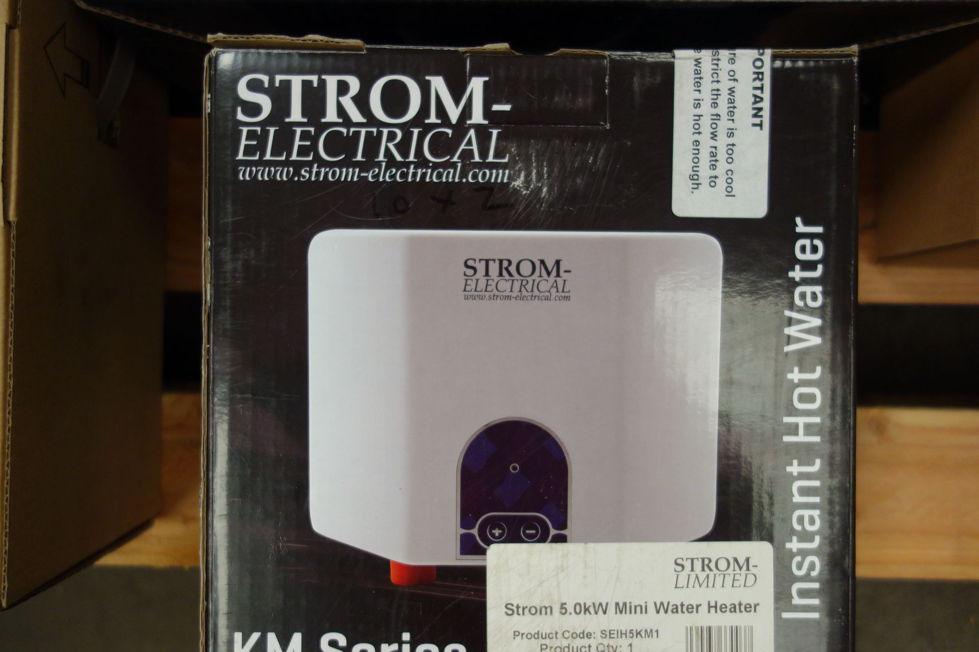 2 X Strom Electrical SEIH5KMI 5.0KW Mini Water Heater KM Series