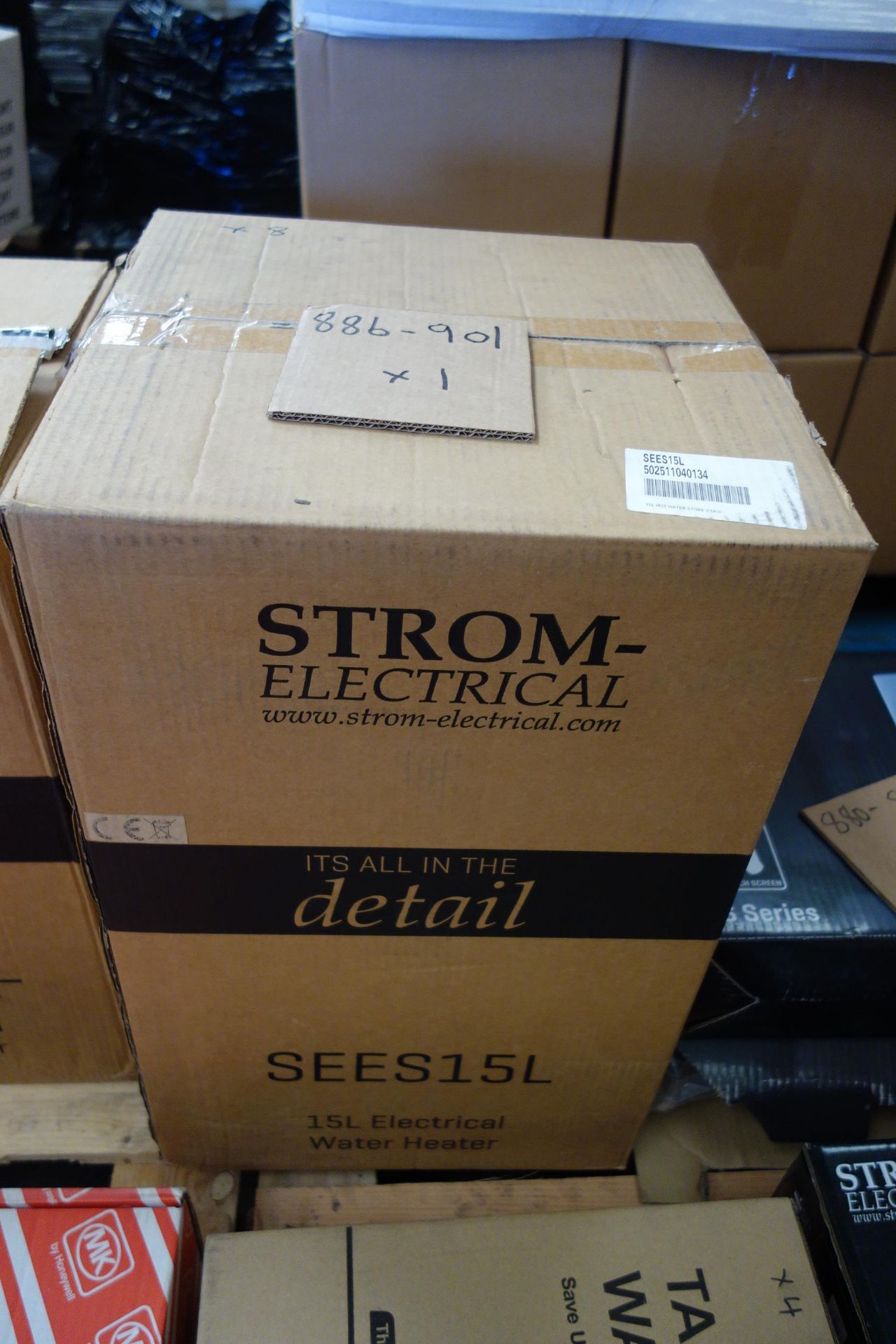 1 X Strom Electrical SEES15L 15L Electrical Water Heater