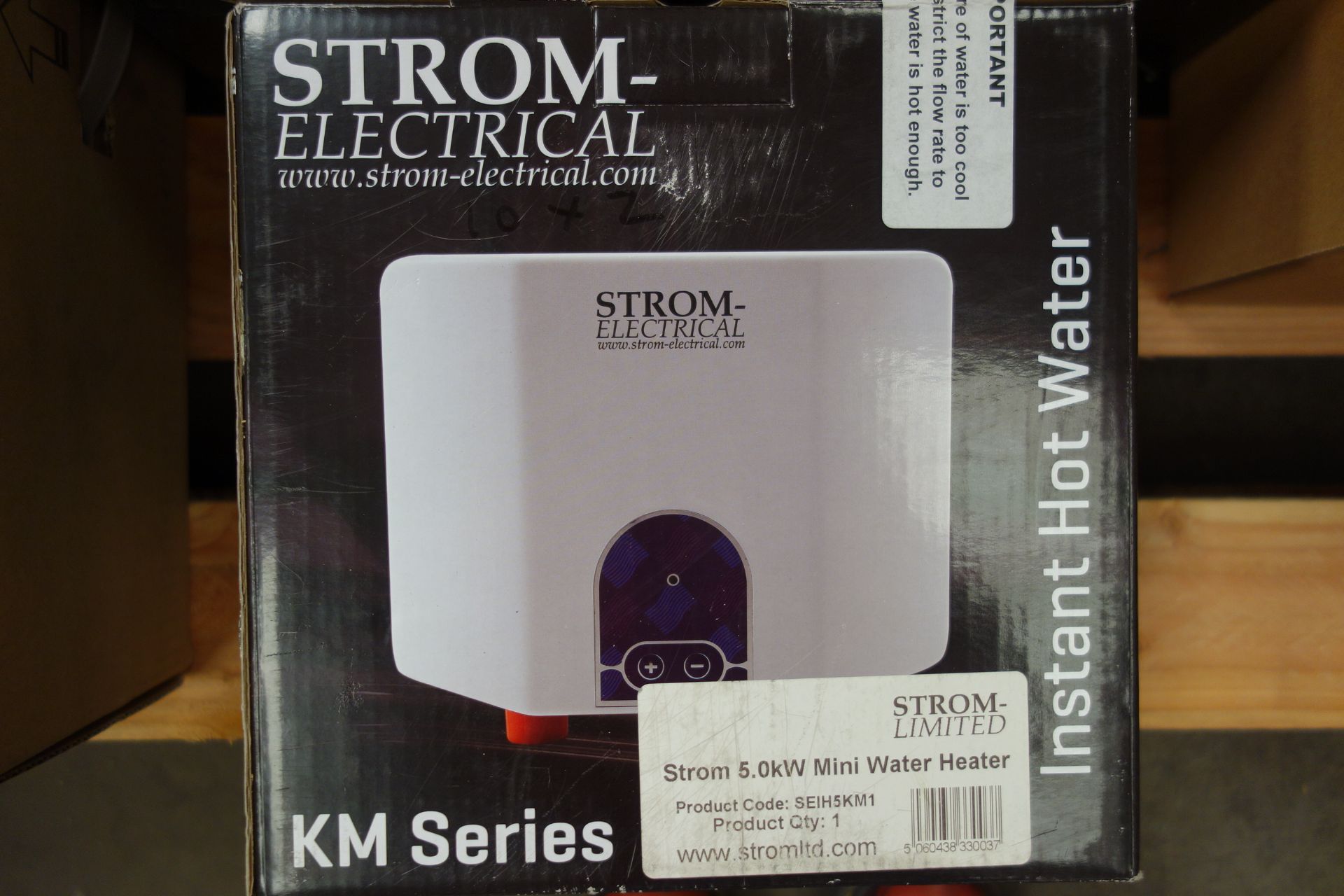 2 X Strom Electrical SEIH5KMI 5.0KW Mini Water Heater KM Series