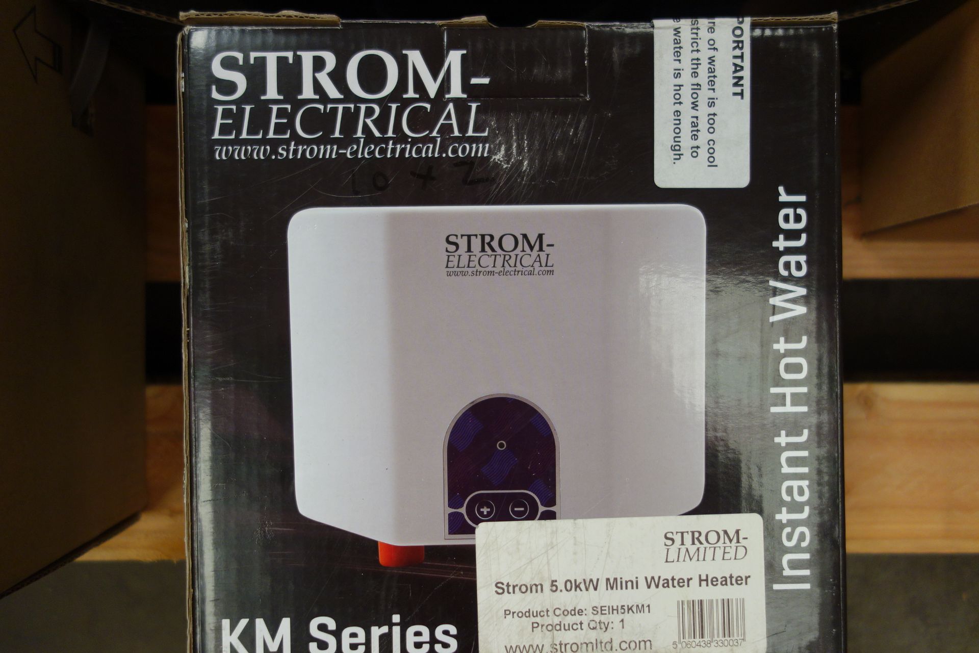 2 X Strom Electrical SEIH5KMI 5.0KW Mini Water Heater KM Series