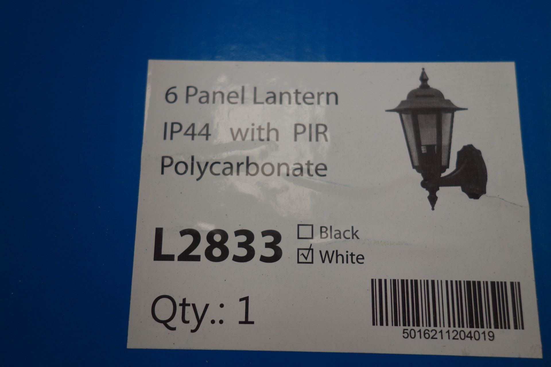 10 X Deta L2833 6 Panel IP44 With PIR White