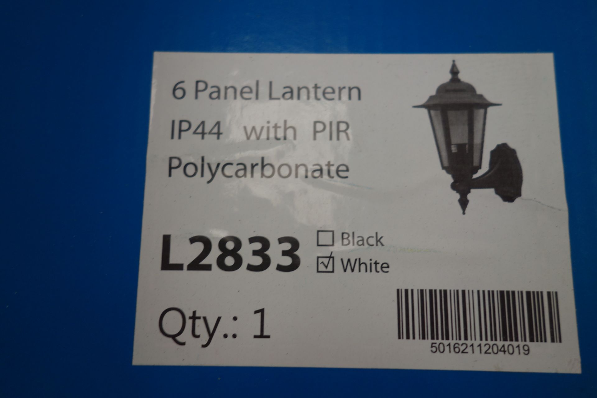 10 X Deta L2833 6 Panel IP44 With PIR White