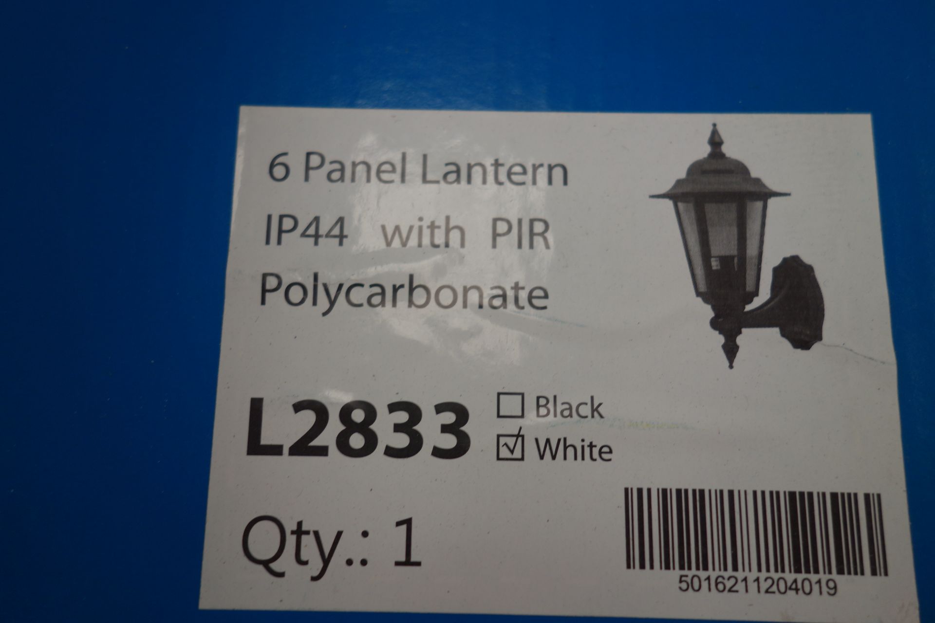 10 X Deta L2833 6 Panel IP44 With PIR White