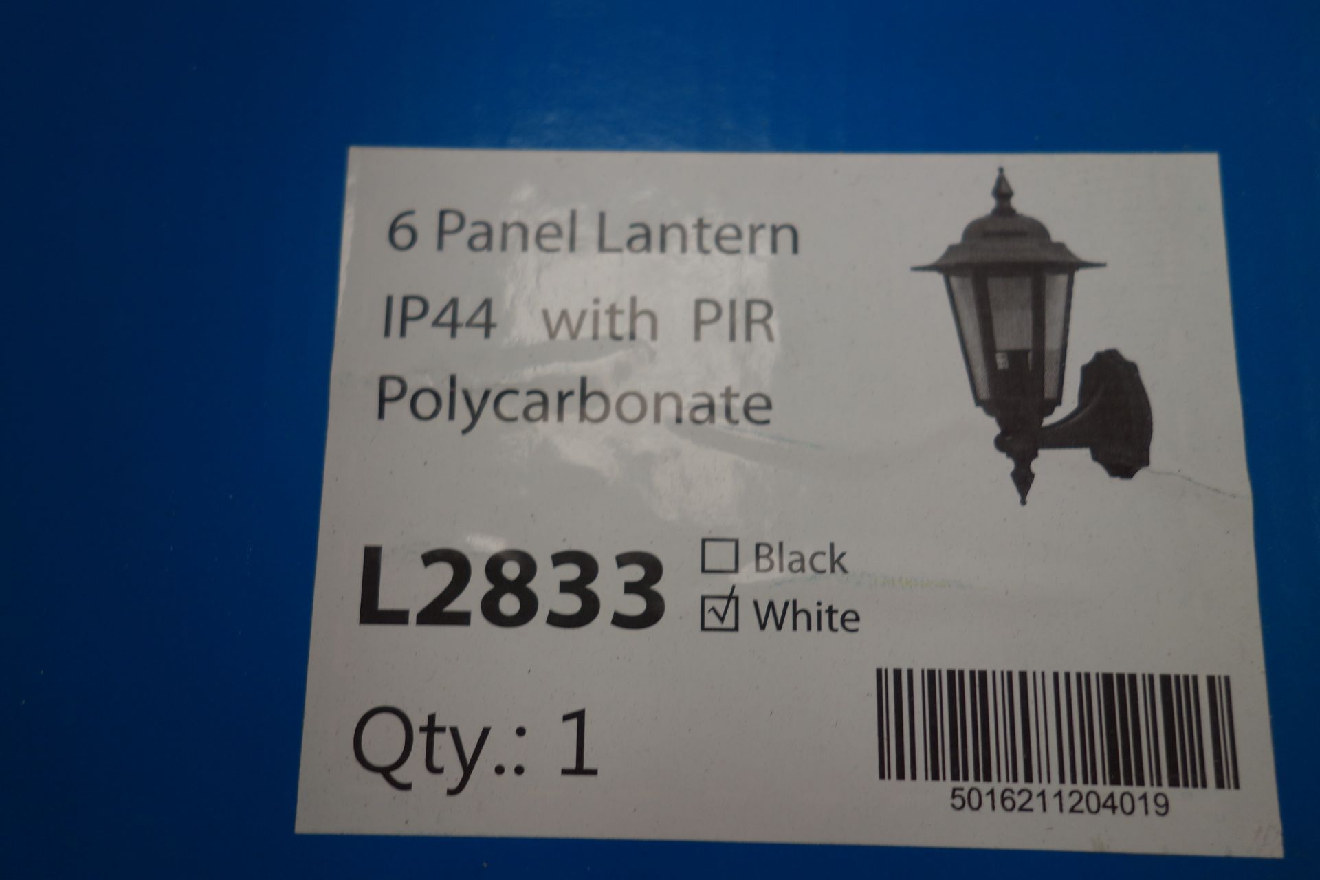 10 X Deta L2833 6 Panel IP44 With PIR White