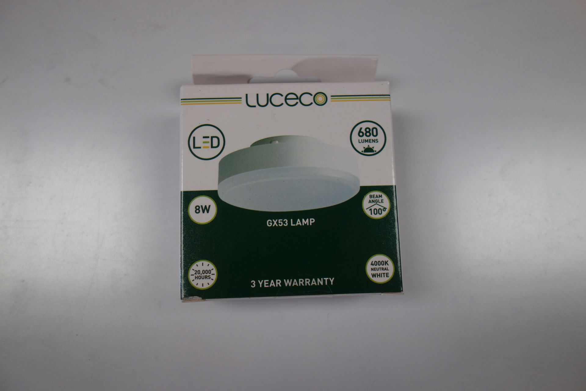 20 X Luceco LBDL3IN LED Commercial Recessed Downlight Standard Driver White Finish