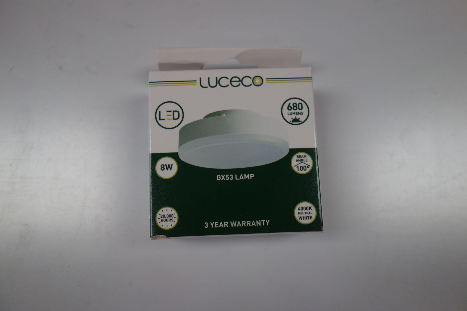 20 X Luceco LBDL3IN LED Commercial Recessed Downlight Standard Driver White Finish