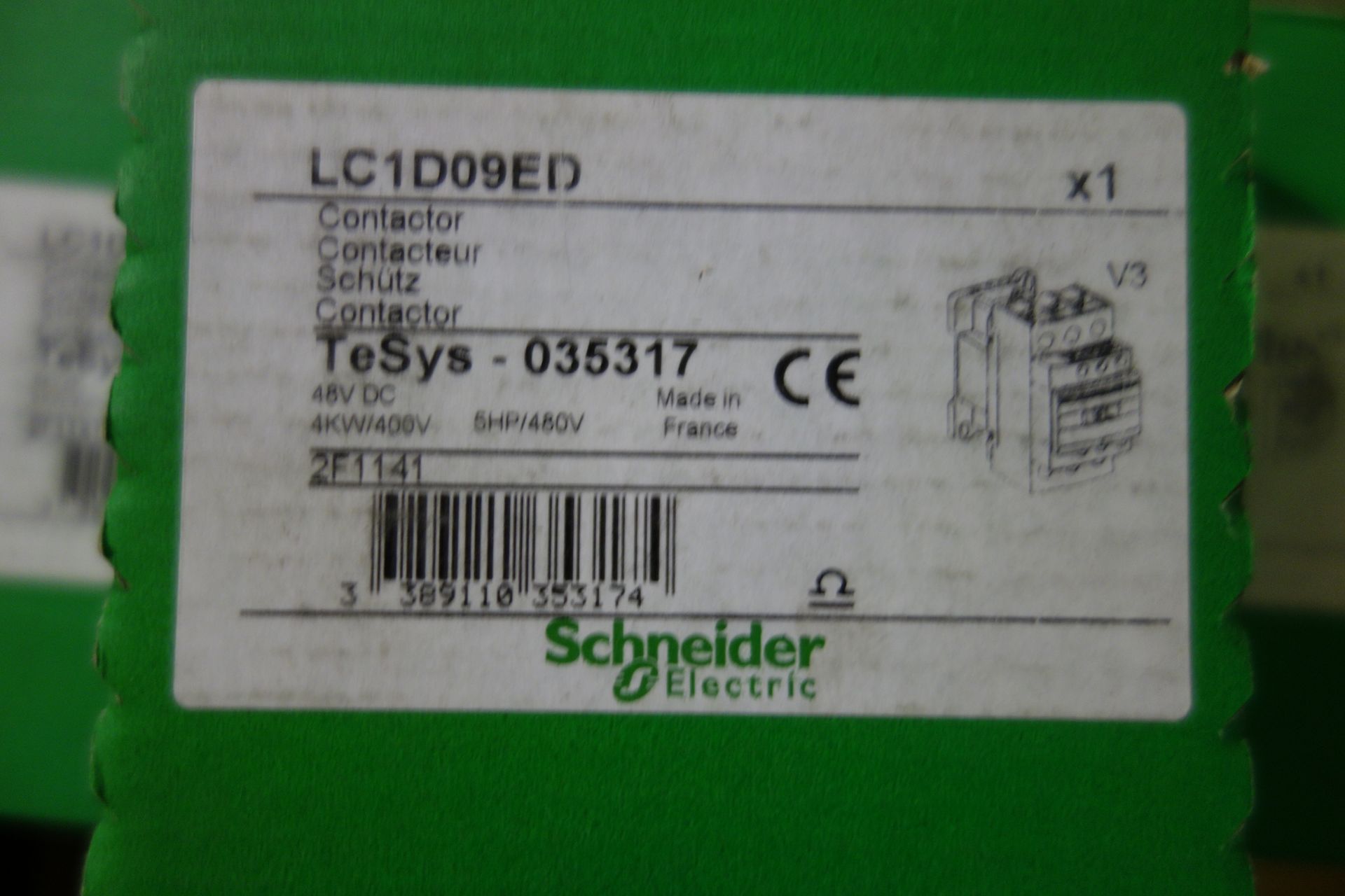 5 X Schneider LC1D09ED Contactors