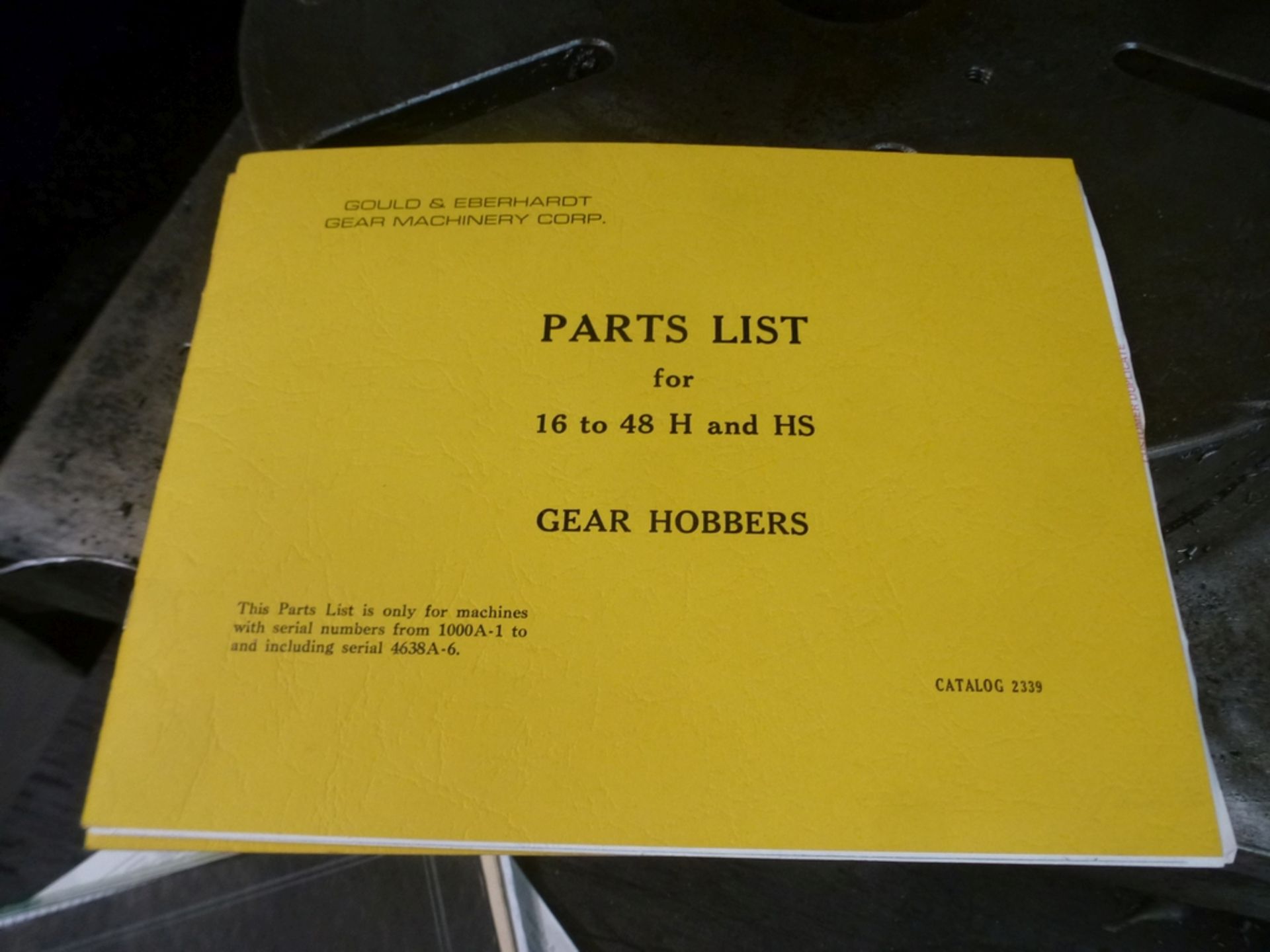 36HS Gould & Eberhardt Gear Cutter - North Spartanburg, SC - Maximum Gear Diameter 36"; Maximum Gear - Image 15 of 21