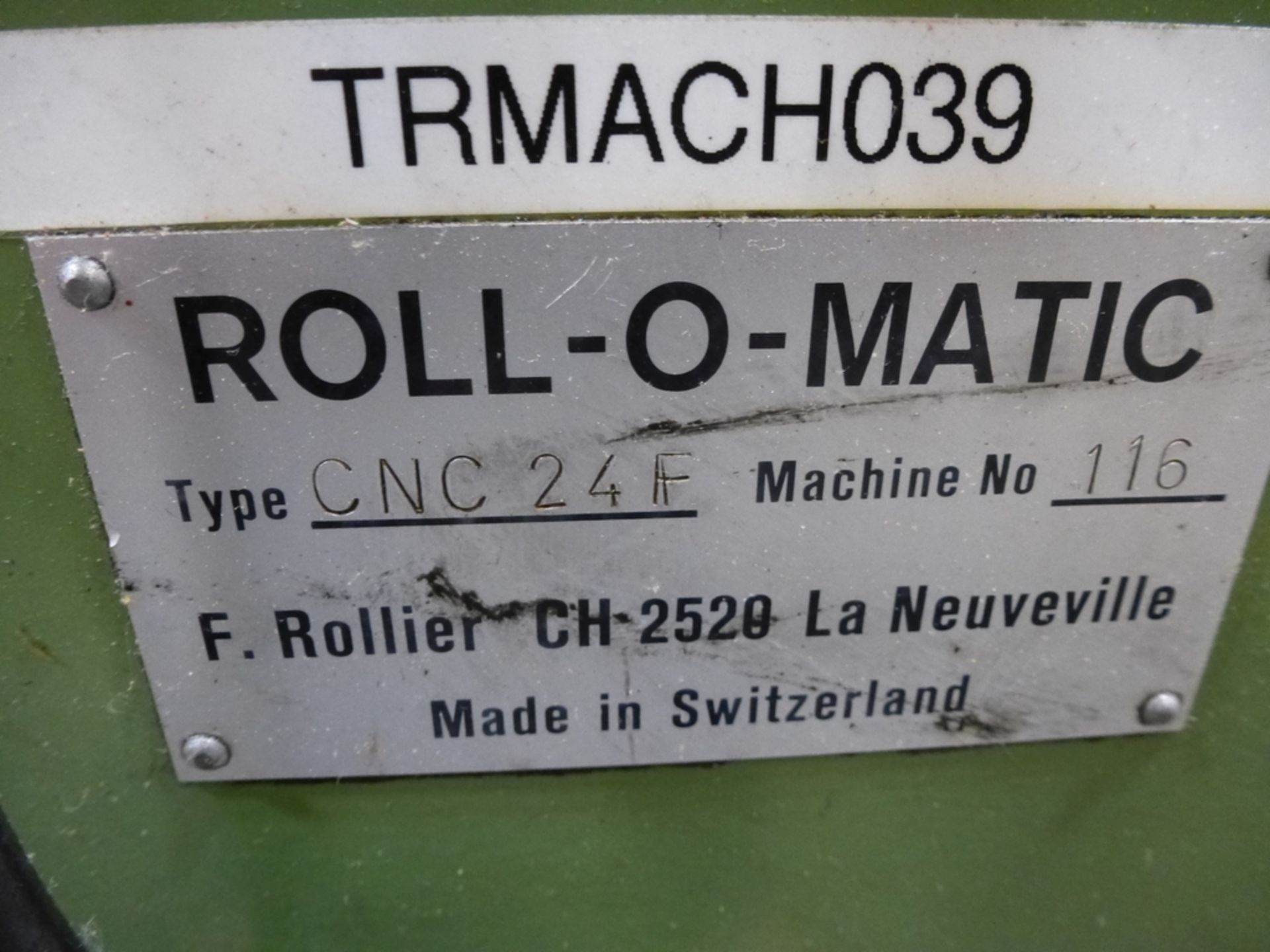 Roll-O-Matic CNC 24F Sharpening Machine - YTA Warehouse - S/N: 116 - Bild 13 aus 13