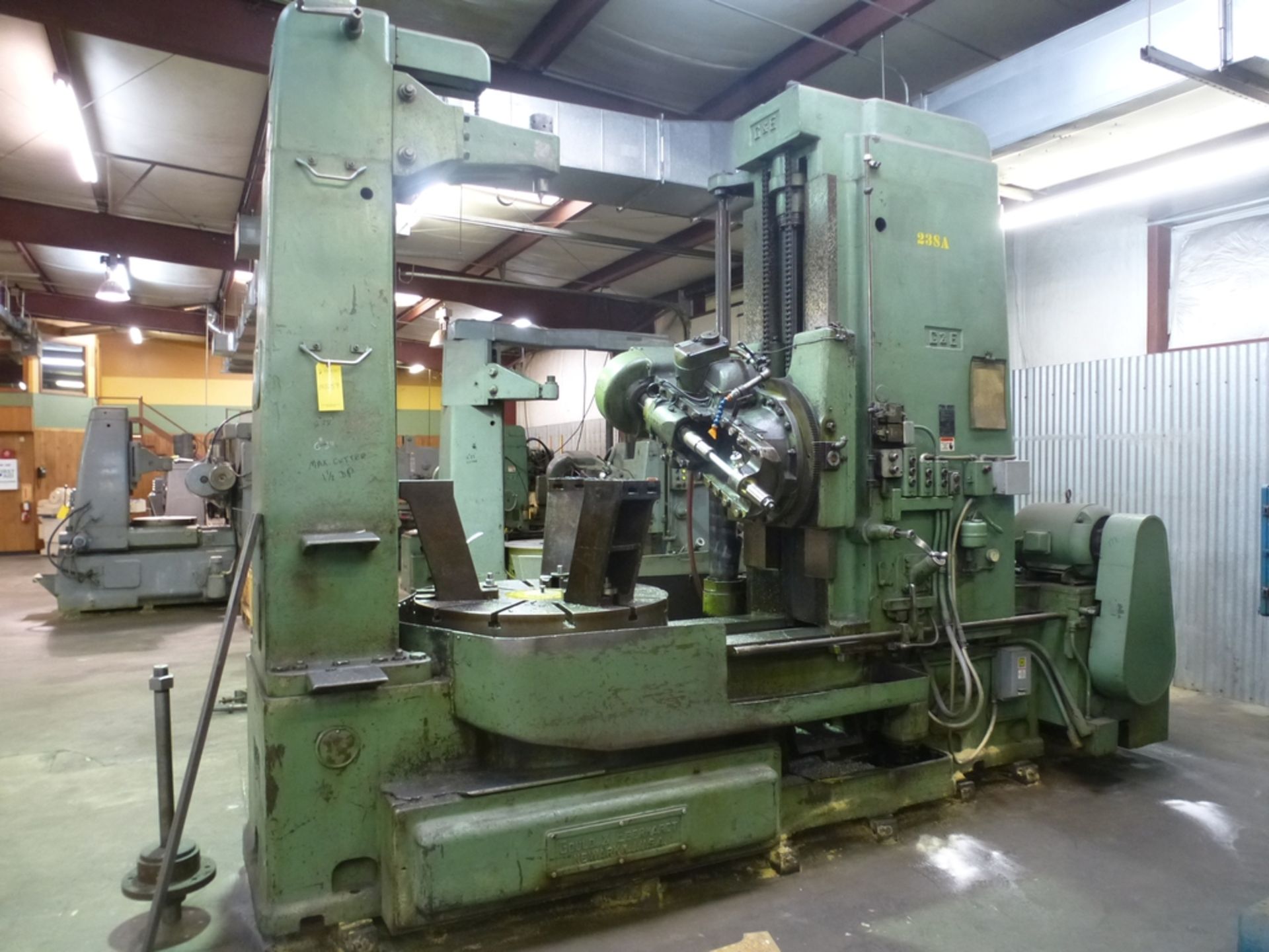 72H Gould & Eberhardt Universal Gear Hobber - North Spartanburg, SC - S/N 2880A11; Maximum Gear