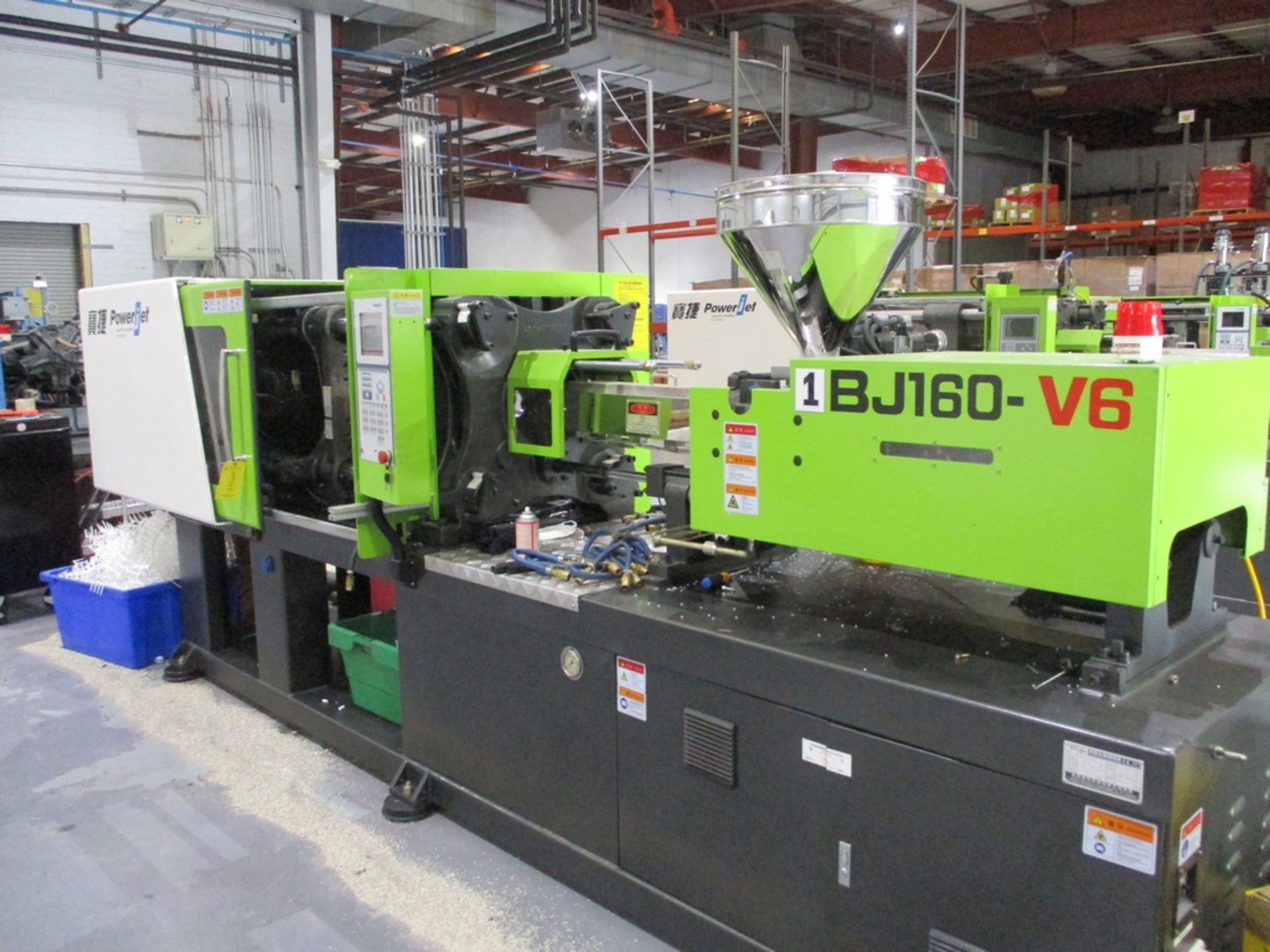 Powerjet BJ160-V6 160-Ton Injection Molding Machine - Variable Pump; Clamping Force: 160 Ton;