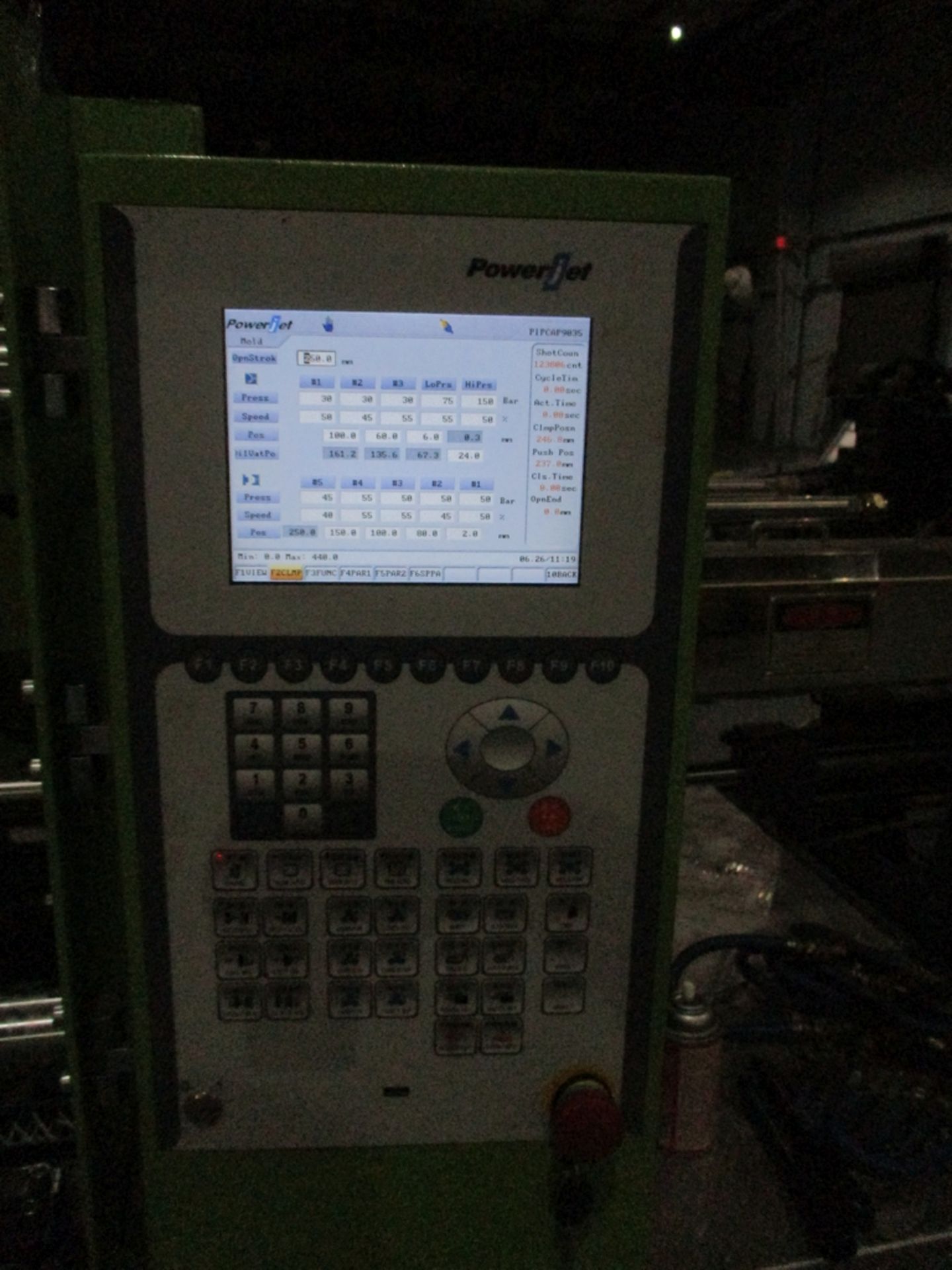 Powerjet BJ160-V6 160-Ton Injection Molding Machine - Variable Pump; Clamping Force: 160 Ton; - Image 15 of 15