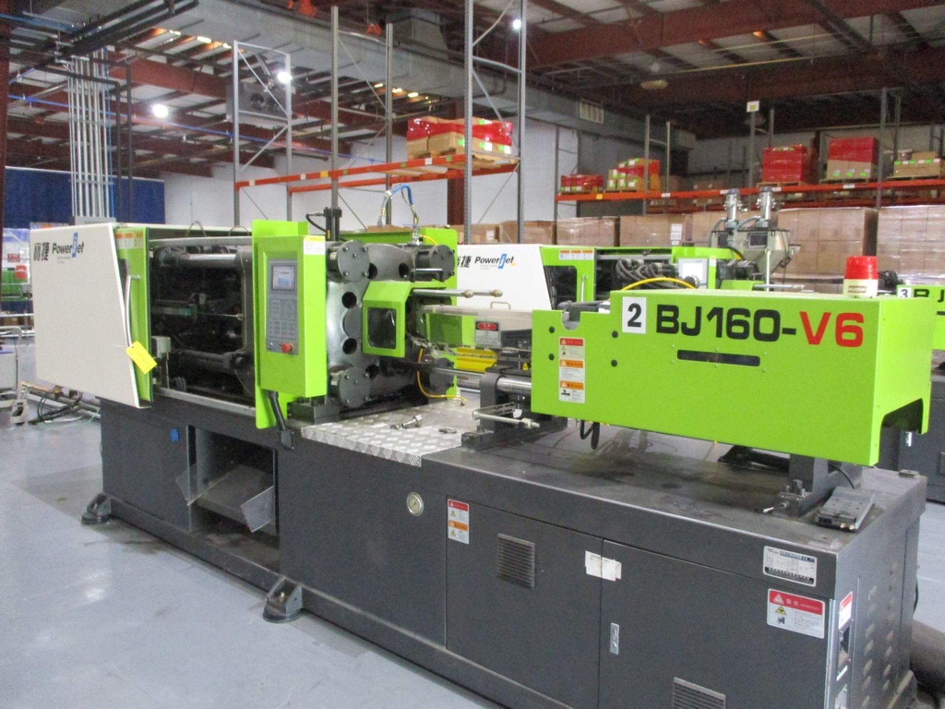 Powerjet BJ160-V6 160-Ton Injection Molding Machine - Variable Pump; Clamping Force: 160 Ton;