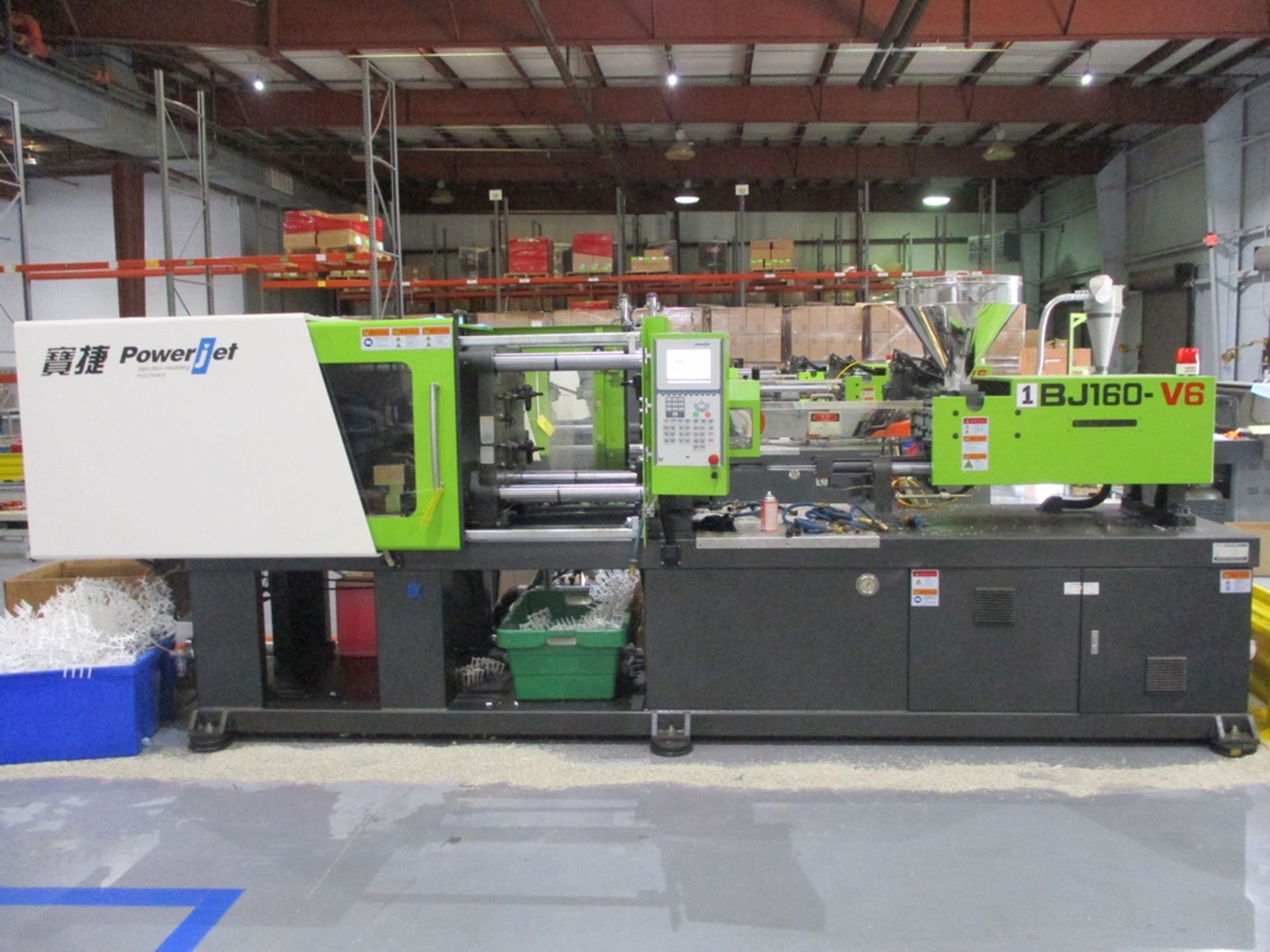 Powerjet BJ160-V6 160-Ton Injection Molding Machine - Variable Pump; Clamping Force: 160 Ton; - Image 2 of 15