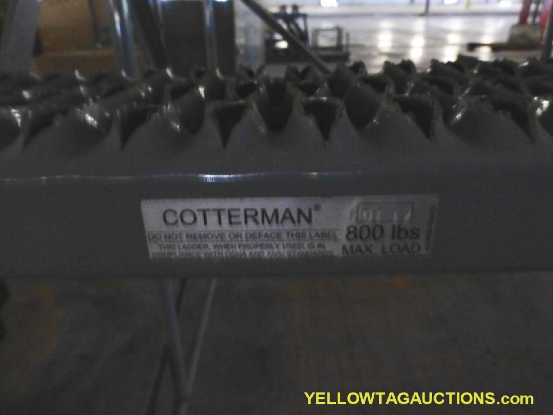 Cotterman Easy 50 Rolling Ladder - 800 lb Capacity - Image 5 of 5