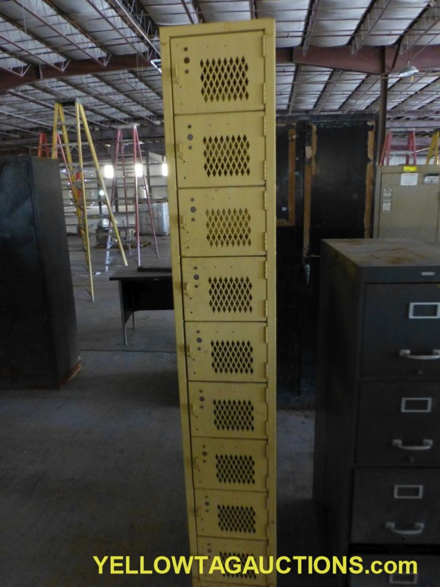 Lot of (3) Assorted Storage Components - (2) 4 Drawer Filing Cabinets; (1) Locker - Image 3 of 3