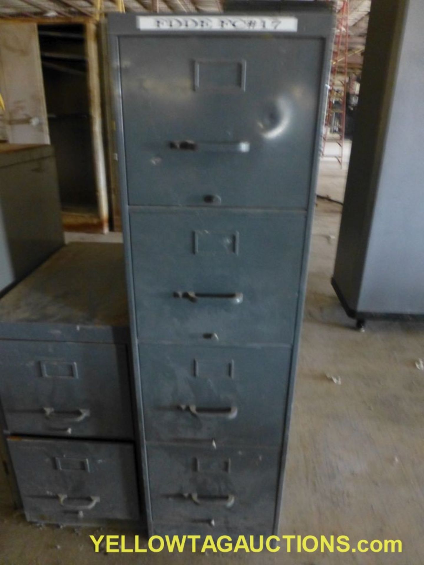 Lot of (3) Assorted Storage Cabinets - (1) 4 Drawer Filing Cabinet; (1) 2 Drawer Filing Cabinet; (1) - Image 2 of 4