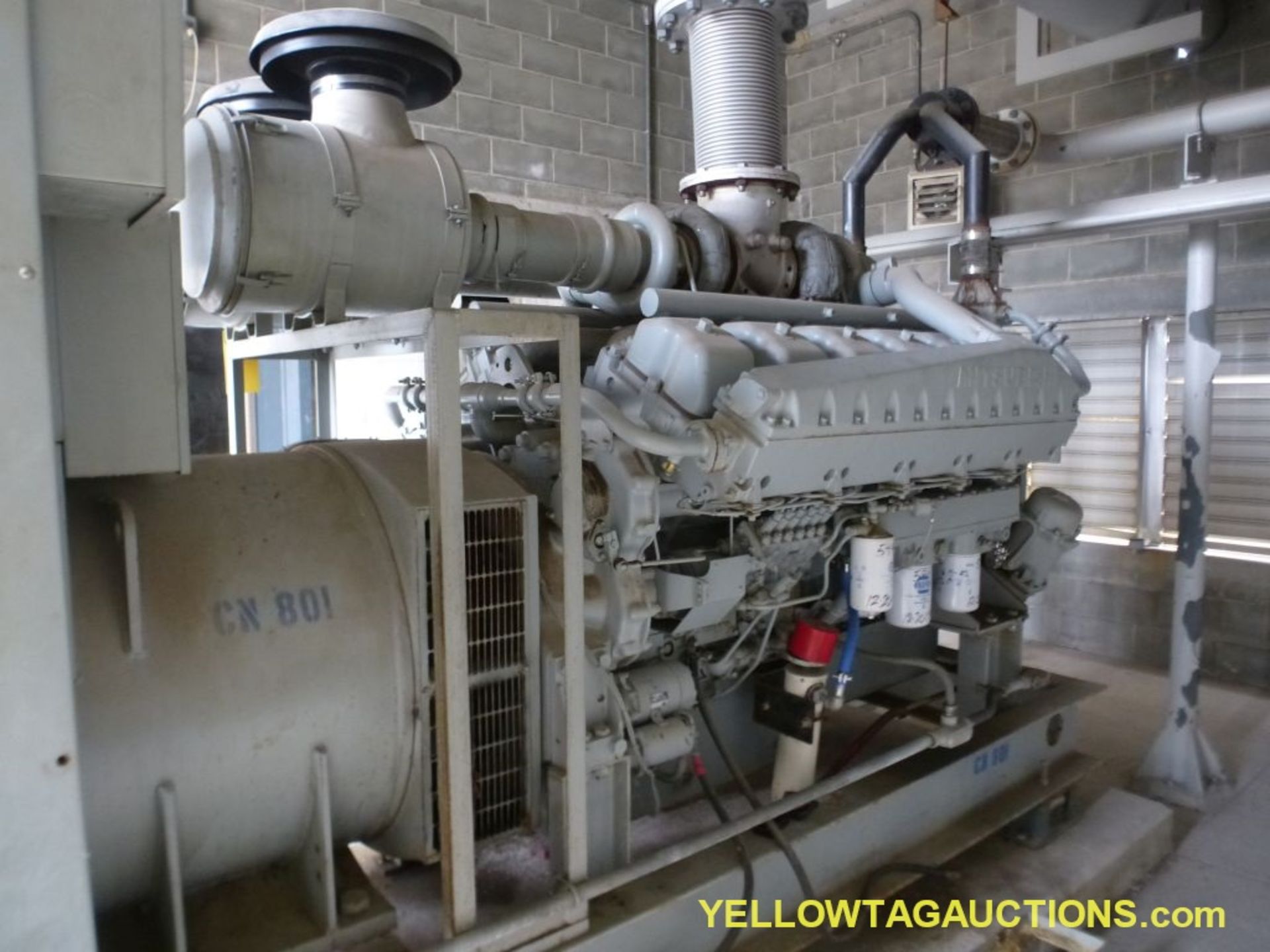 Rudox Diesel Generator - Model No. RM 750; 750 KW; 937 KVA; 277/480V; 1800 RPM; 679 Hours; Includes: - Image 12 of 23