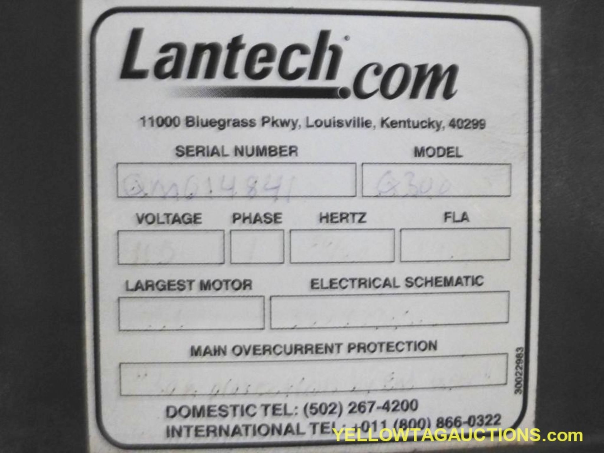 Lantech Q Series Stretch Wrapper - Model No. Q-300; Single Phase - Image 10 of 10