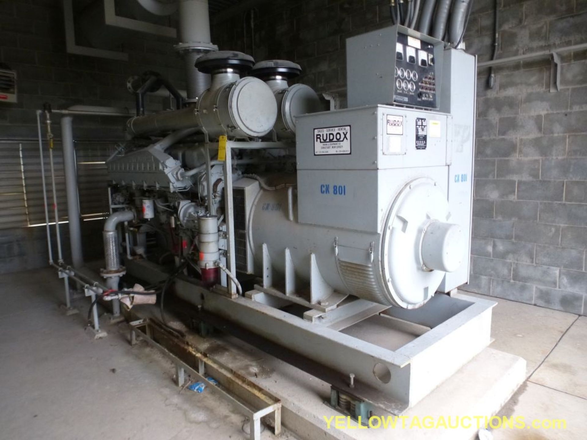 Rudox Diesel Generator - Model No. RM 750; 750 KW; 937 KVA; 277/480V; 1800 RPM; 679 Hours; Includes: - Image 2 of 23