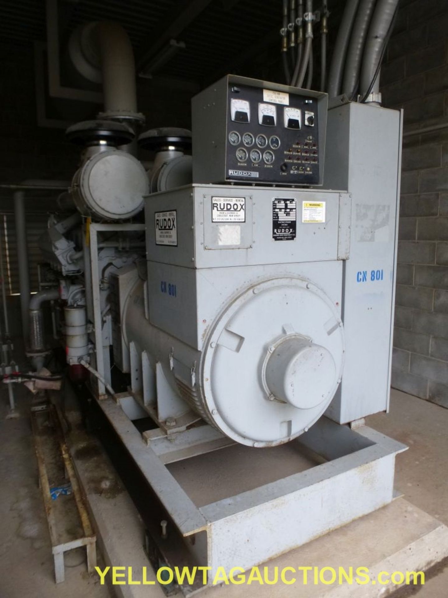 Rudox Diesel Generator - Model No. RM 750; 750 KW; 937 KVA; 277/480V; 1800 RPM; 679 Hours; Includes: - Image 3 of 23