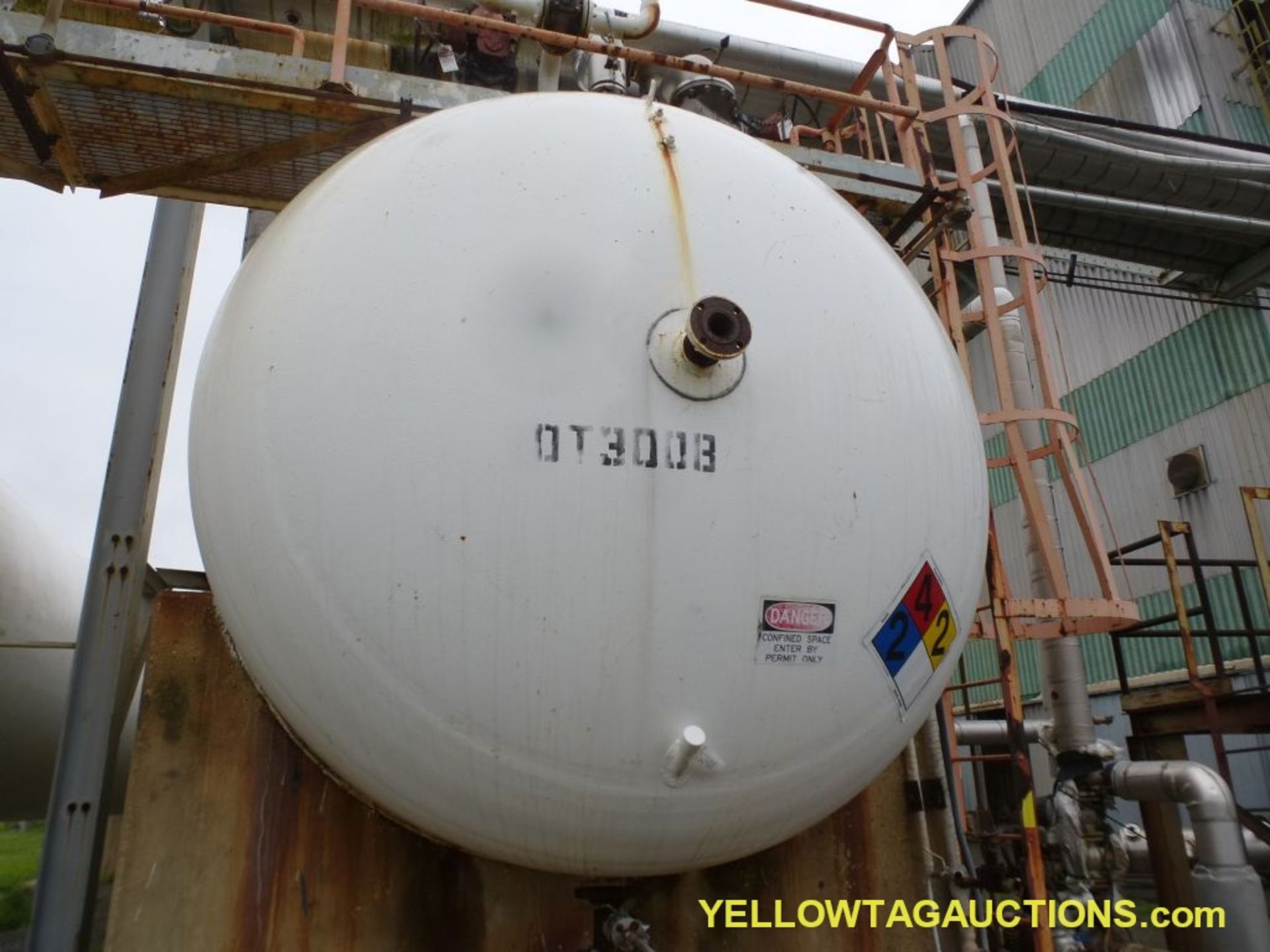 30,000 Gallon Pressure Vessel - 803" Length; PSI: Original 200, Recertified at 125; Includes: 2 - Image 7 of 17