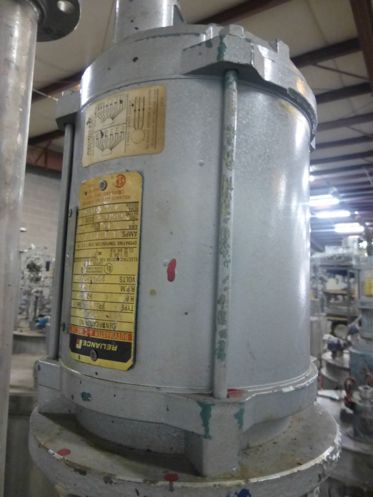 1987 Graco 616-341 Stainless Steel Tank|Includes:; Graco Agitator & Drexel Brook Sensor Model No. - Image 7 of 8