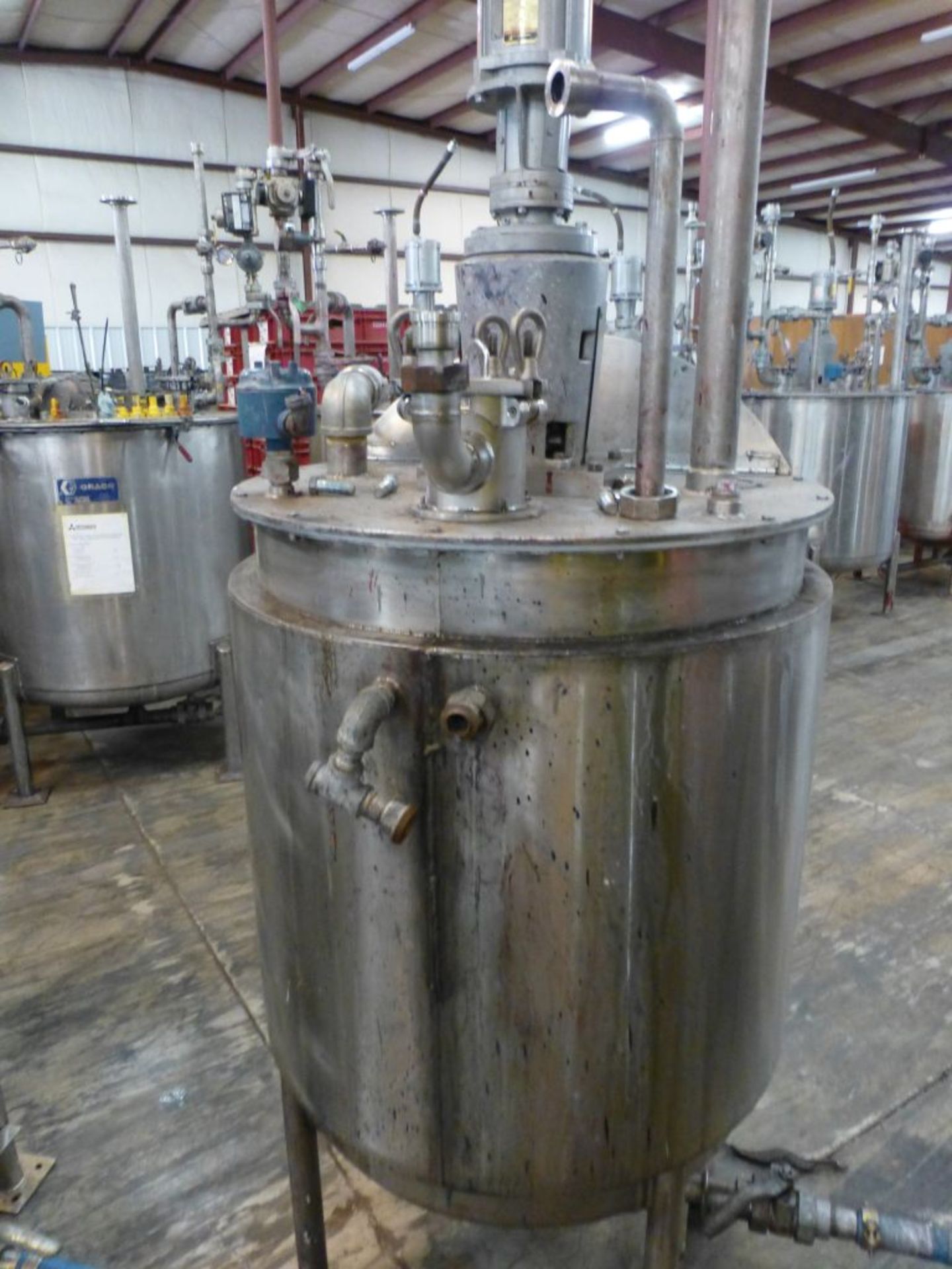 1987 Graco 616-341 Stainless Steel Tank|Includes:; Graco Agitator & Drexel Brook Sensor Model No. - Image 2 of 8